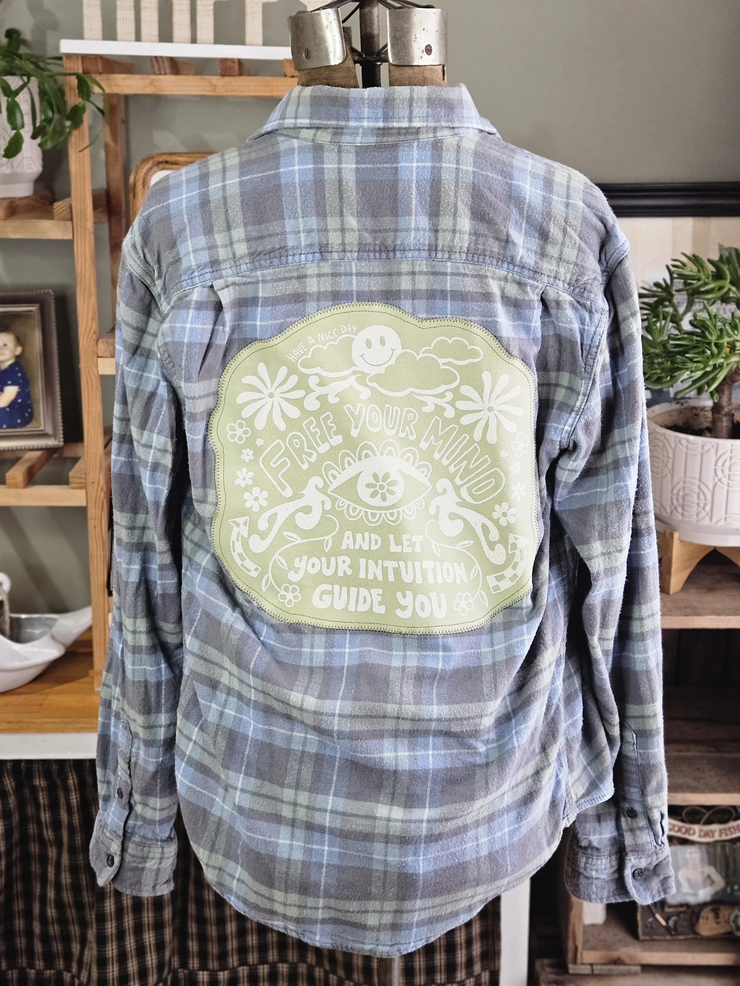 Free Your Mind Flannel Upcycle