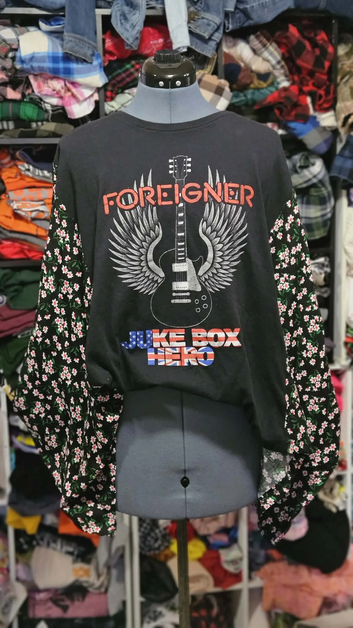Foreigner Chique Tee Upcycle