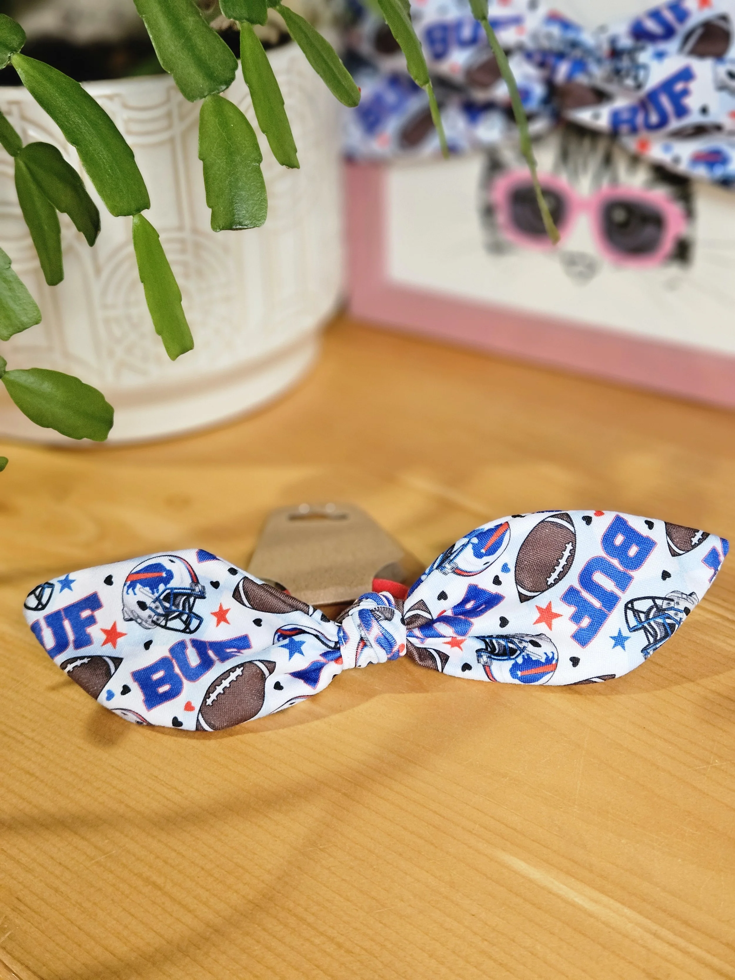 Buffalo Hair Tie Bow