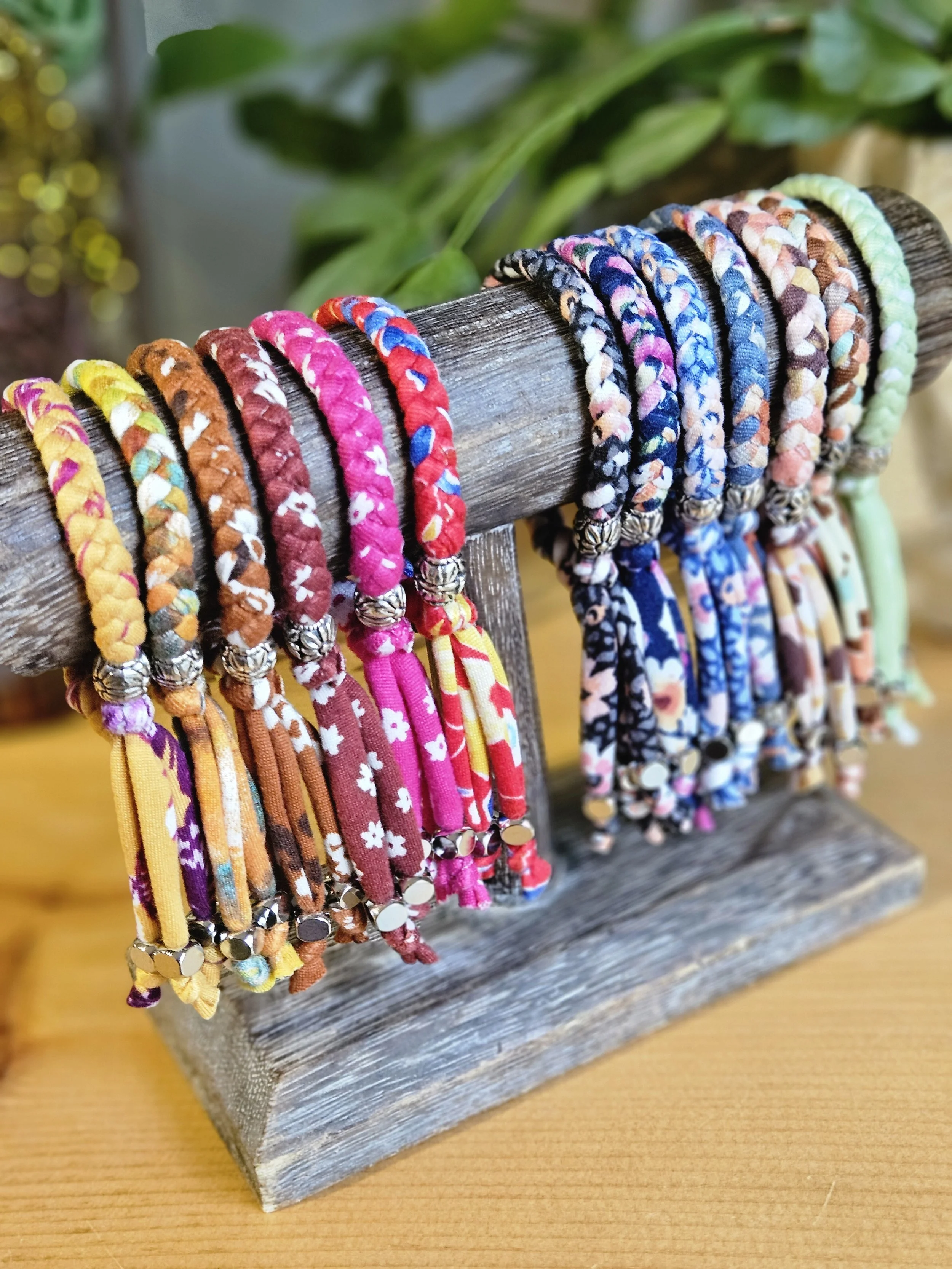 Adjustable Fabric Bracelet Collection #3 ( 13 colors to choose from!)