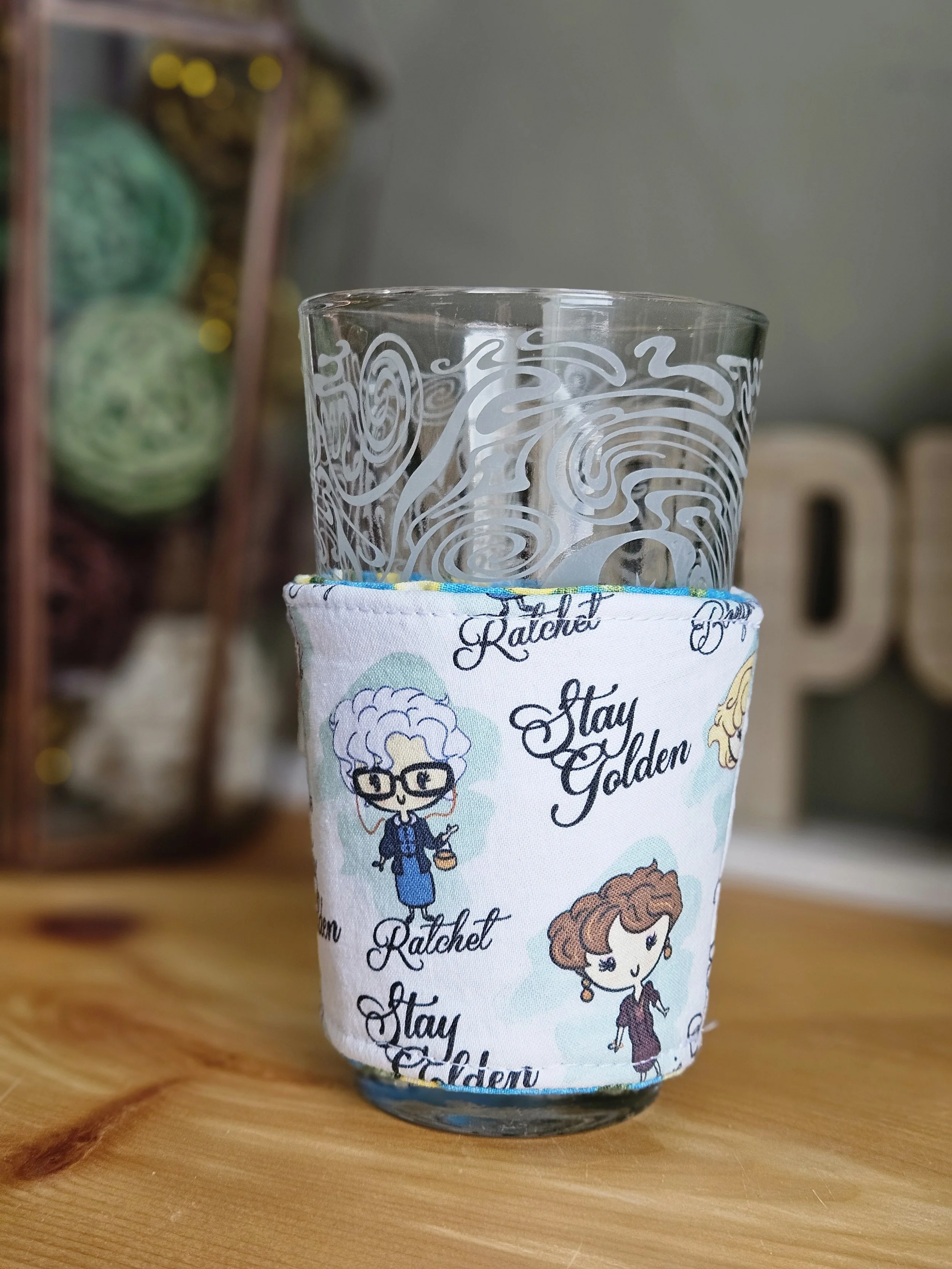 Golden Girls / Lemons Reversible Cup Cozy