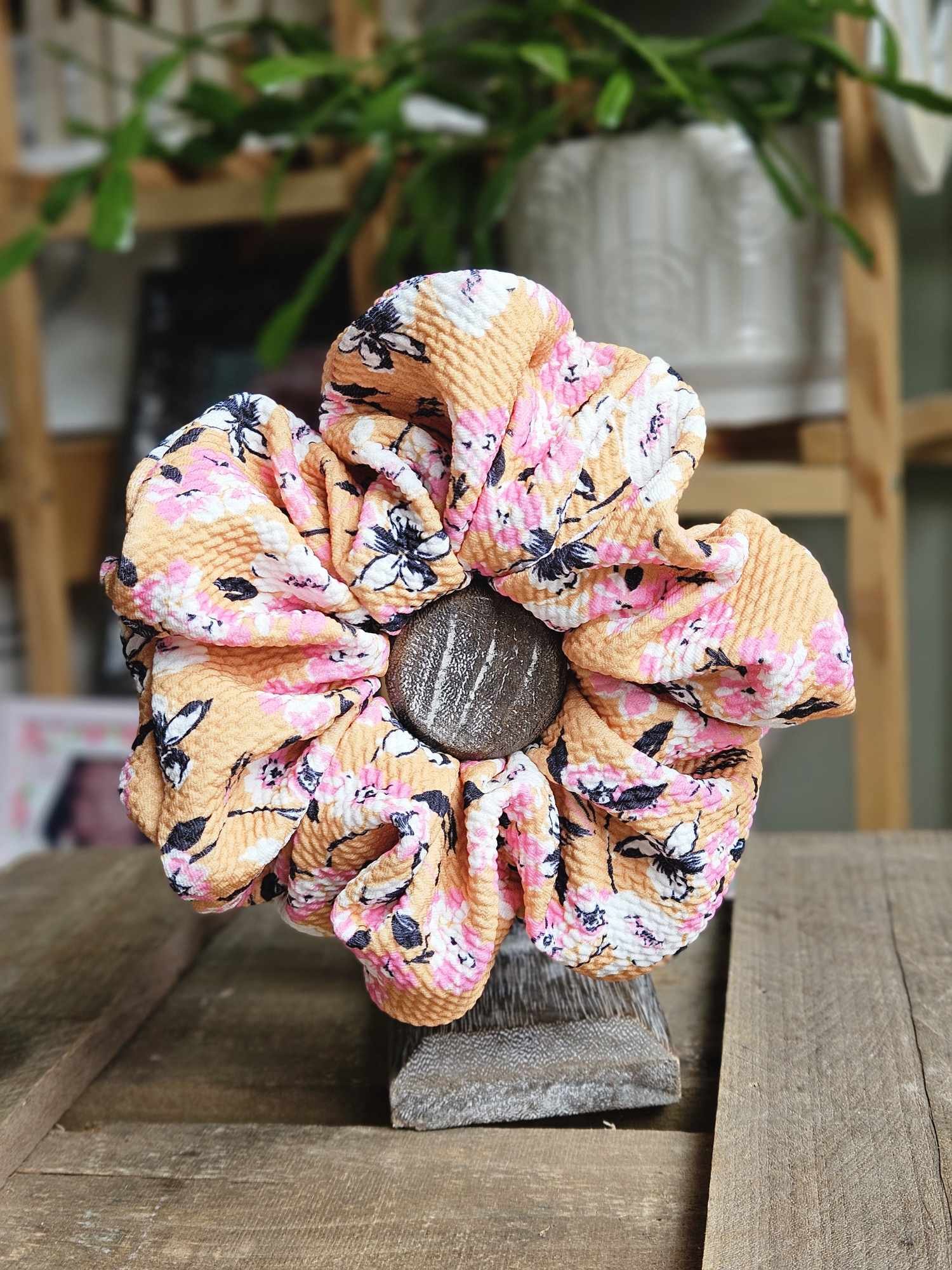 Floral Scrunchie