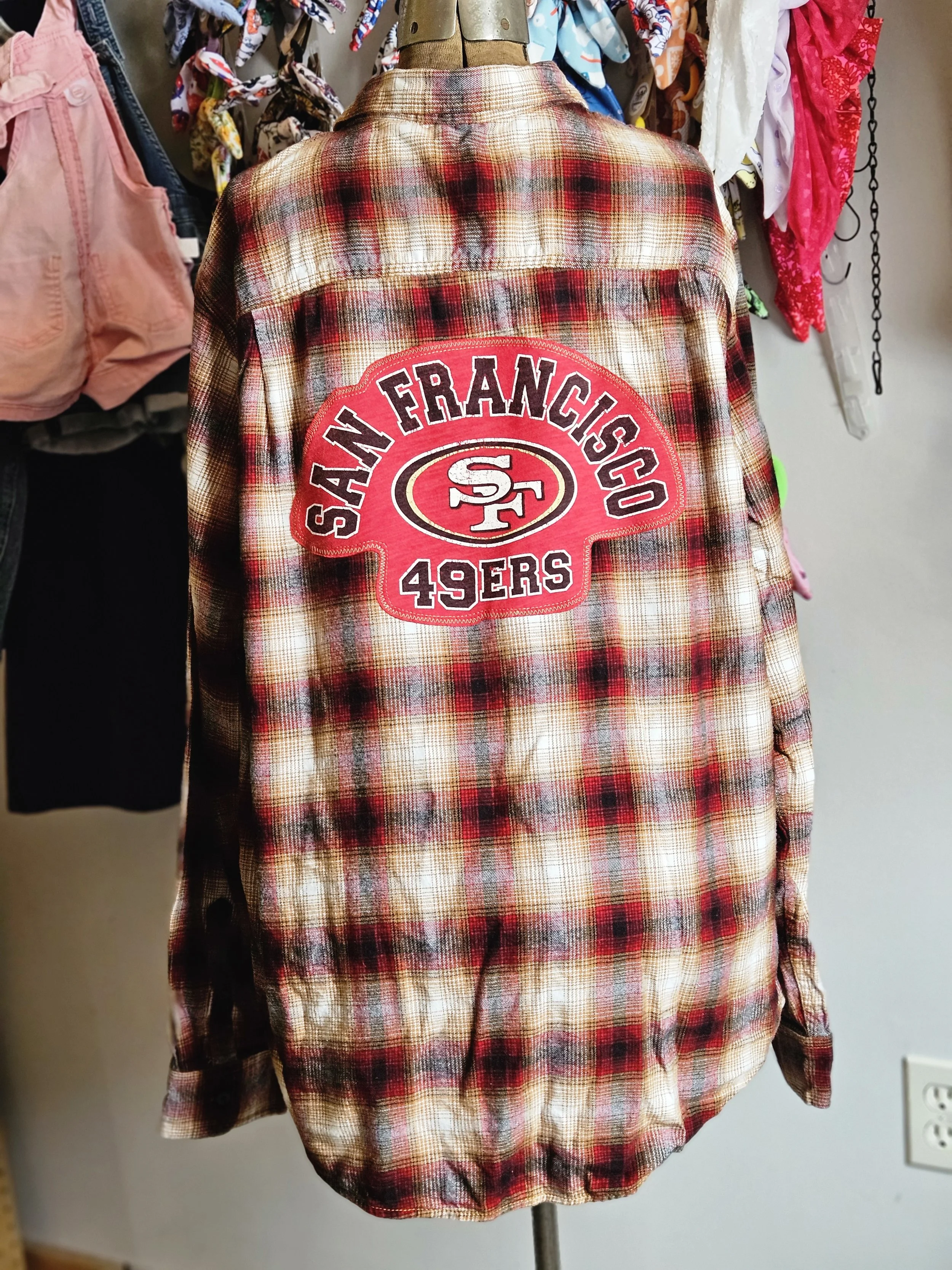 San Francisco 49ers Flannel up-style