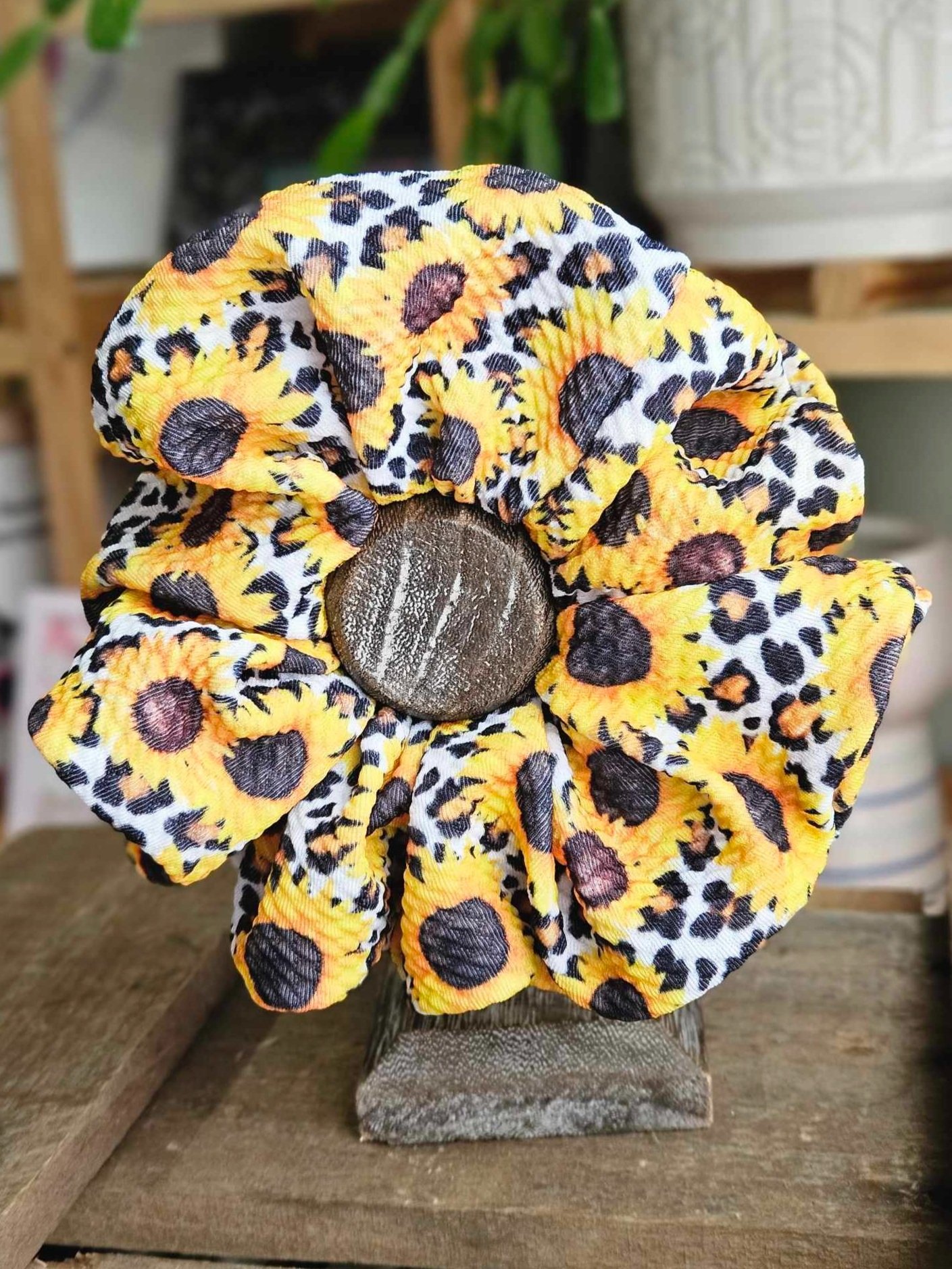 Sunflower Scrunchie