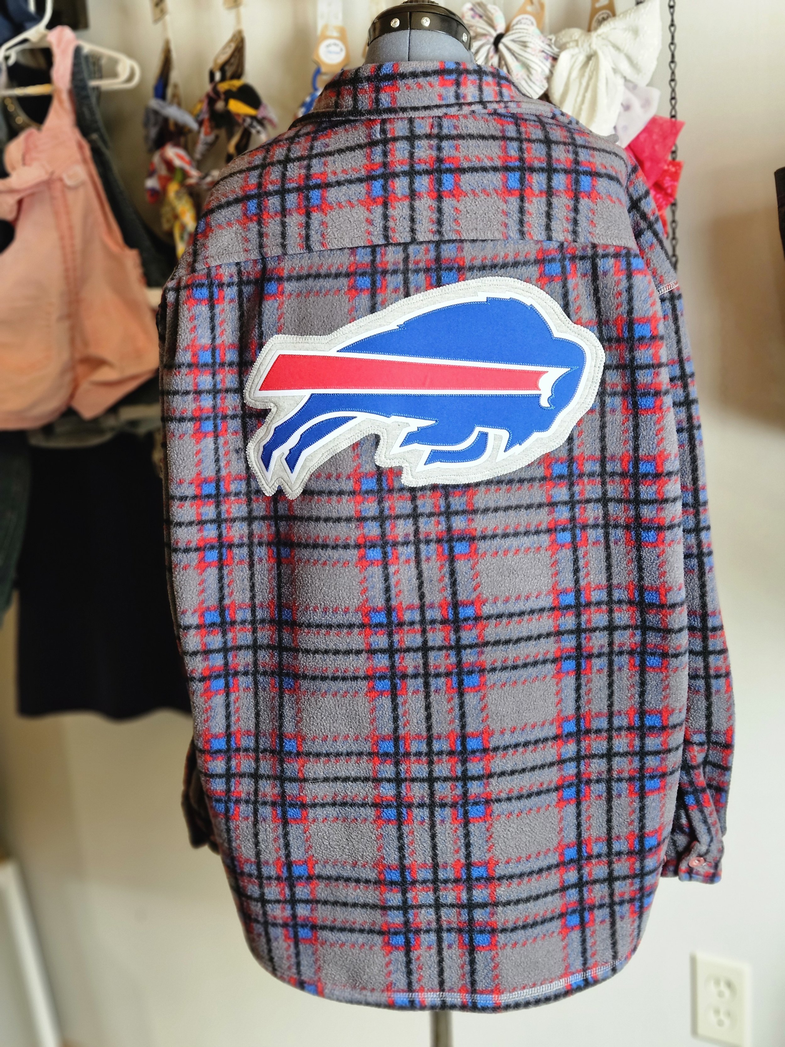 Cozy Bills Fleece Jacket Upcycle