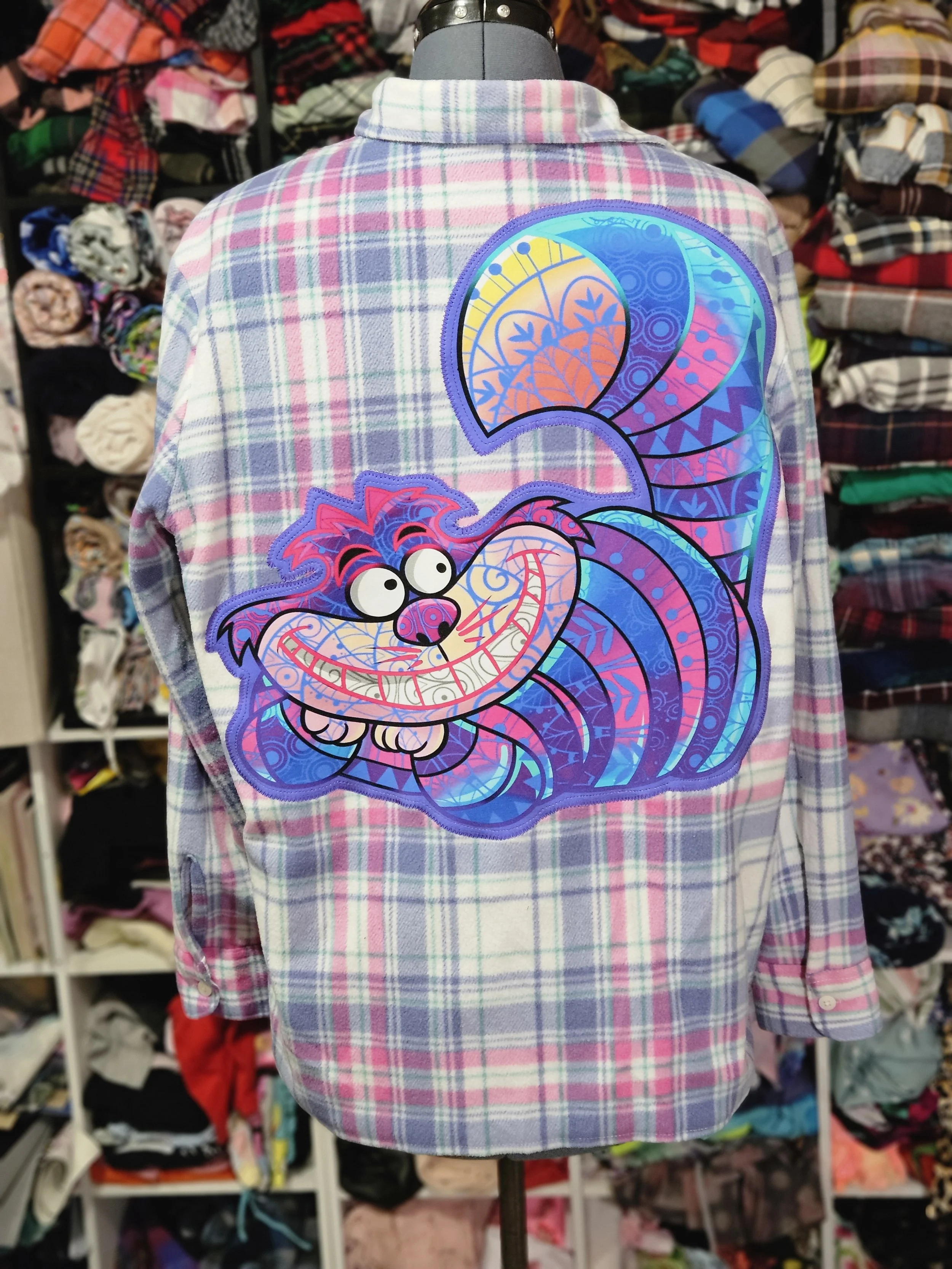 Cheshire Cat Fleece Upcycle
