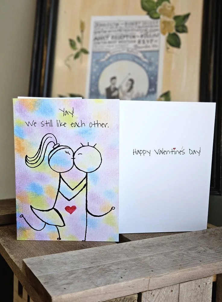 We Still Like Each Other Greeting Card