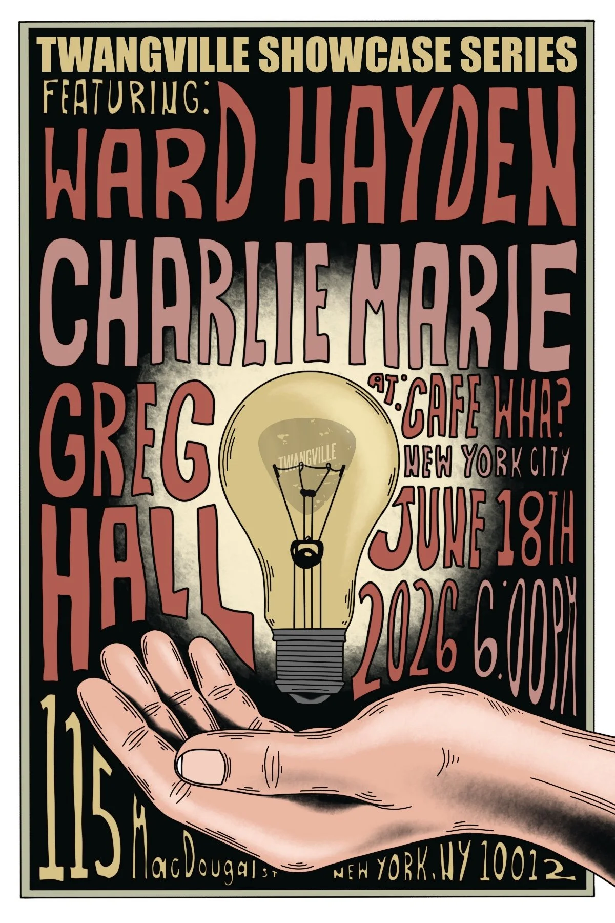 Twangville Showcase Series feat. Charlie Marie, Ward Hayden, and Greg Hall