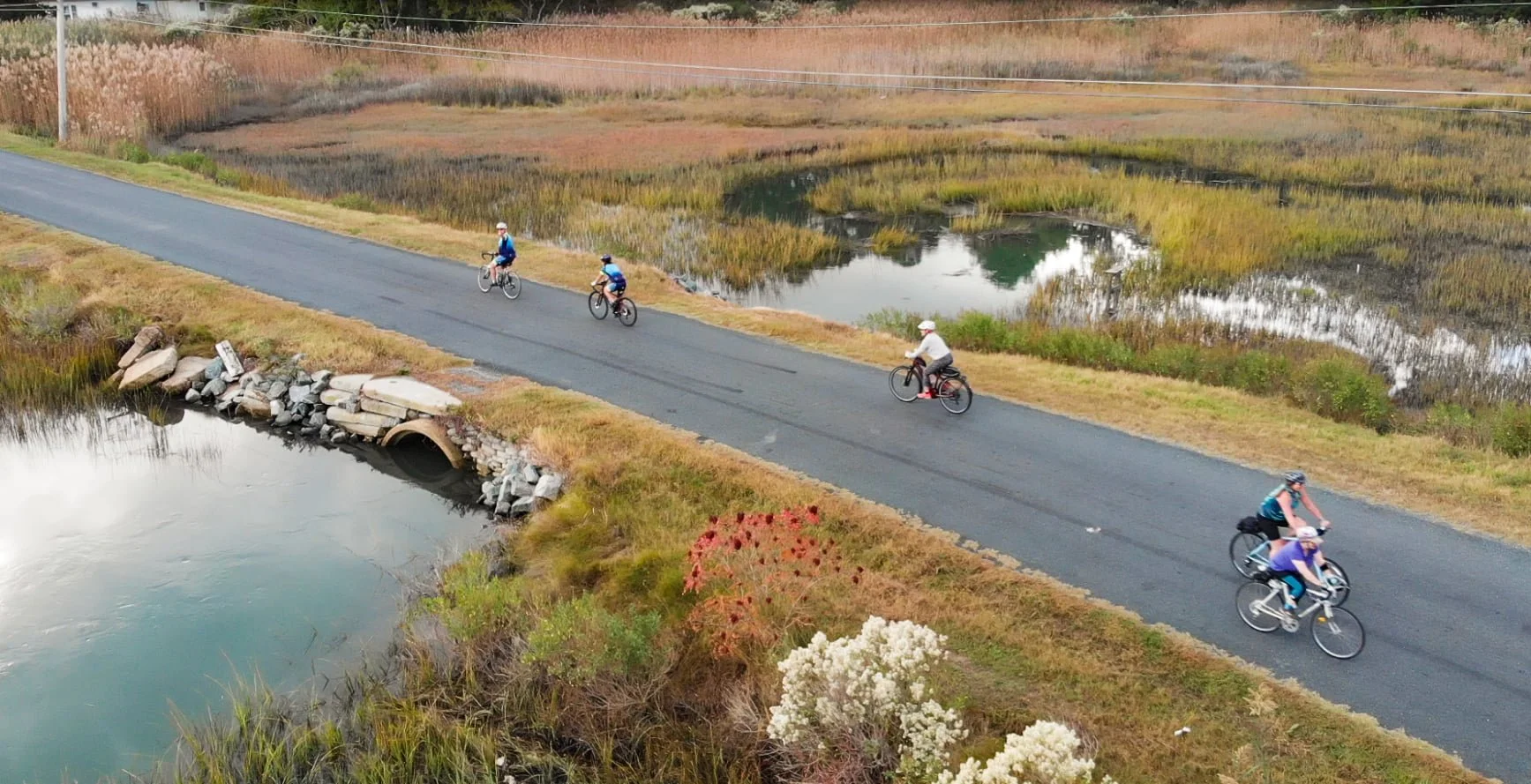 aerial water and bikers.jpg