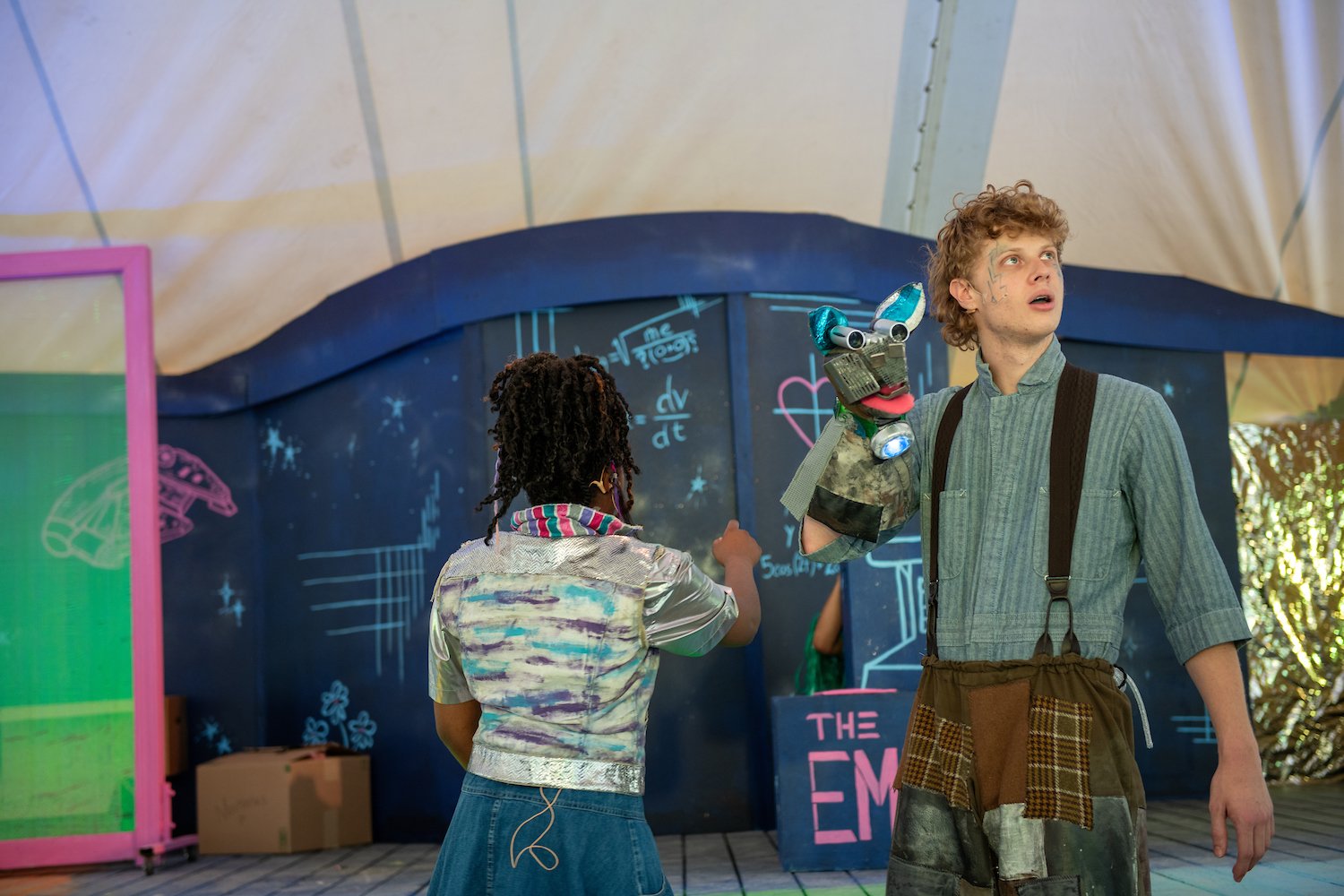 "Crisscrossing the Galaxy Faster Than the Speed of Light for a Hug" | Hangar Theatre