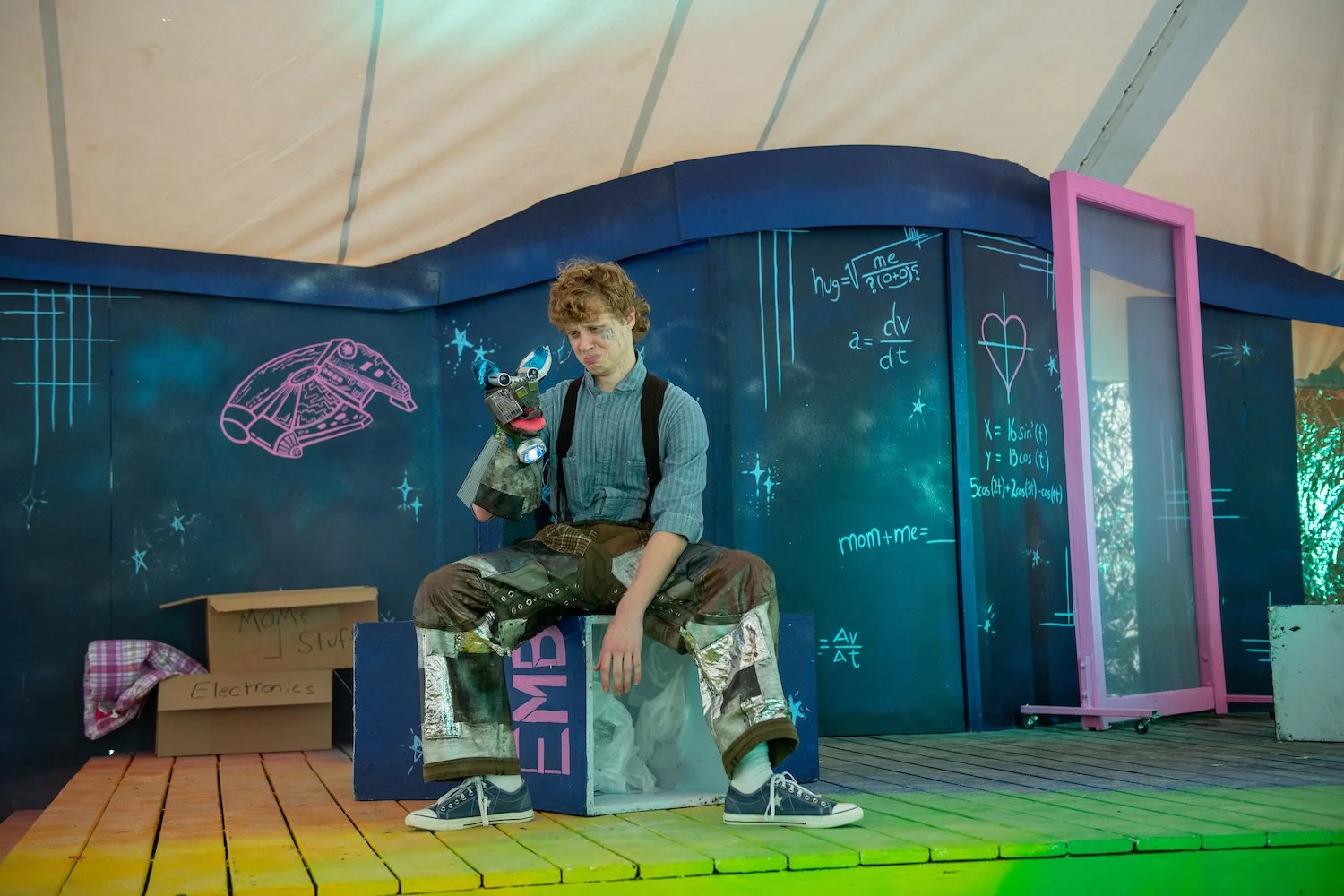 "Crisscrossing the Galaxy Faster Than the Speed of Light for a Hug" | Hangar Theatre