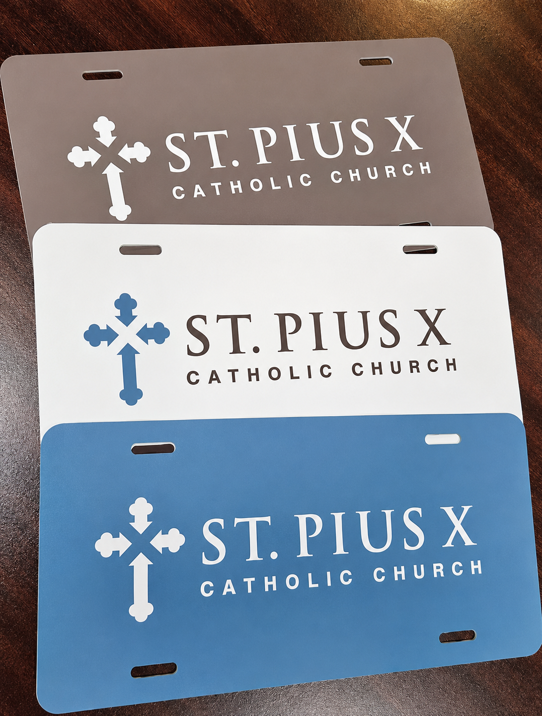St. Pius X License Plate