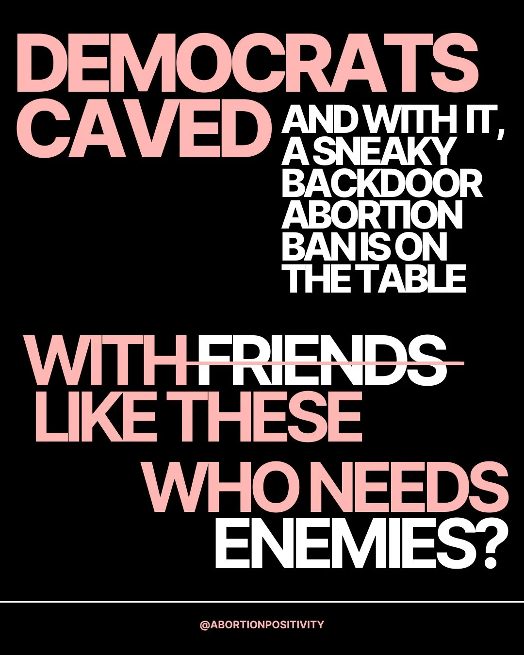 If you thought Democrats were the solution to the national abortion crisis, think again. In truth, both major political parties are hostile to abortion. It just manifests differently. But there is another way: embrace Abortion Positivity!