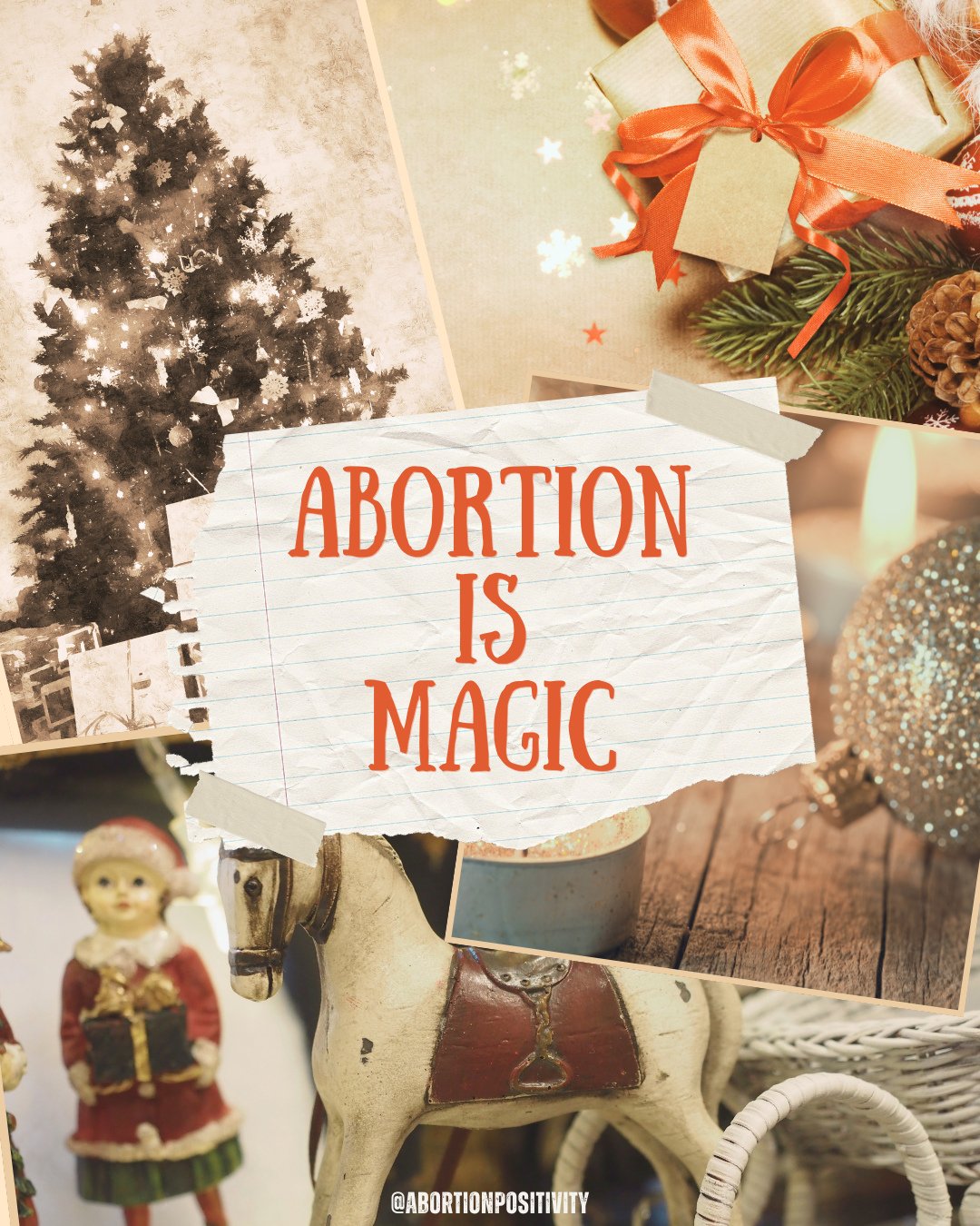 Peace, joy, and abortion positivity.