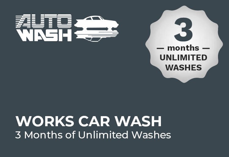 3 Month Unlimited Works Wash Club