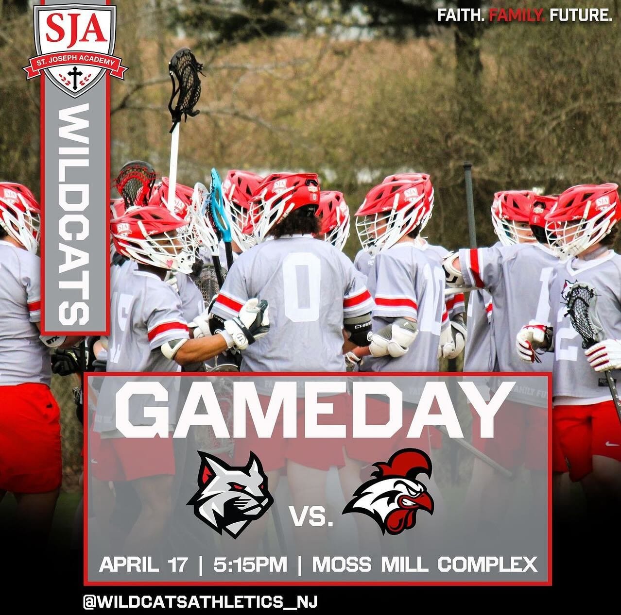 IT&rsquo;S GAMEDAY!!!

Boys Lacrosse is back on Home Turf @ 5:15

Softball takes on Audubon at Home @ 4:00

Baseball Travels to Holy Spirit today @ 4:00

Girls Lacrosse travels to EHT today @ 4:00
#FaithFamilyFuture