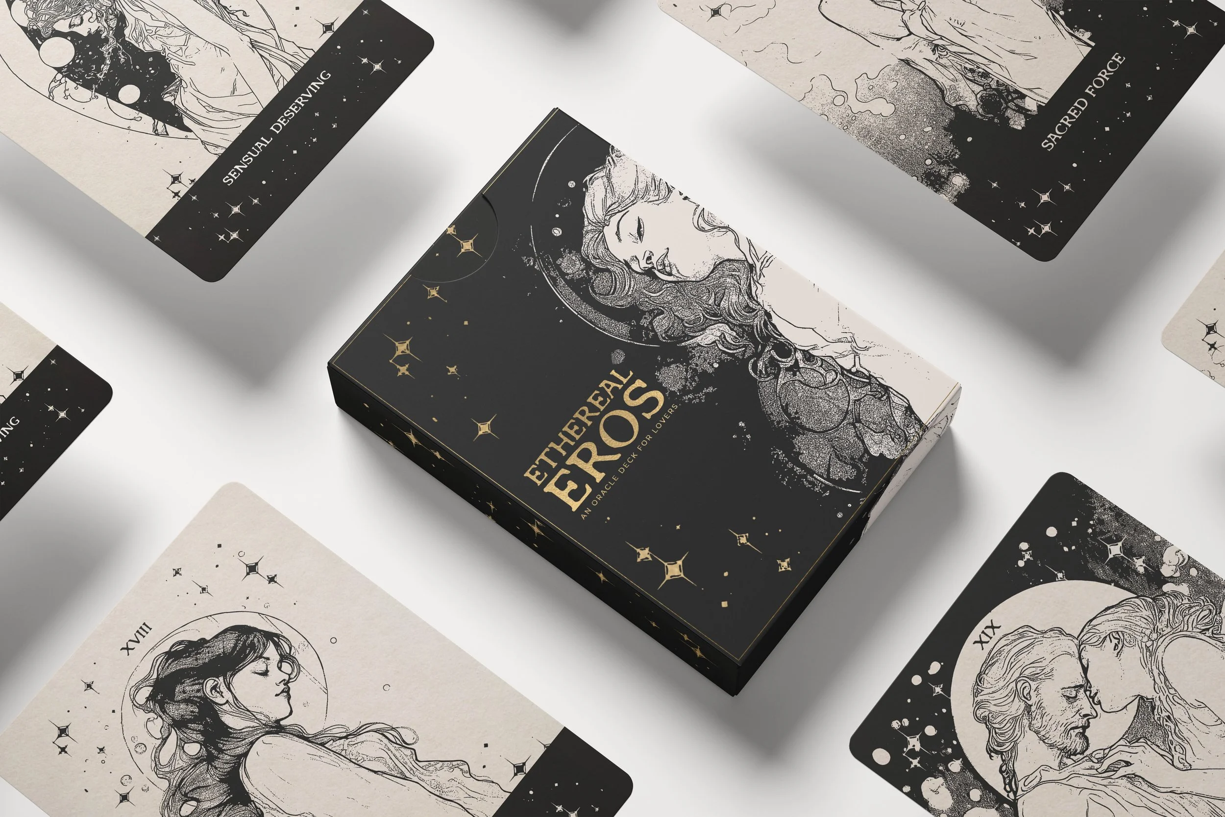 Ethereal Eros Oracle Deck, Packaging