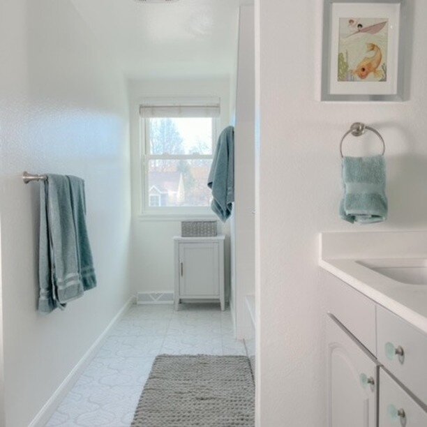 We love to see a project come to life! Inspired by the client's love of sea glass, this bathroom went from dated and drab to bright and spa-like. 

#bathroomrenovation #denverdesigners #annieselketile #thetileshop