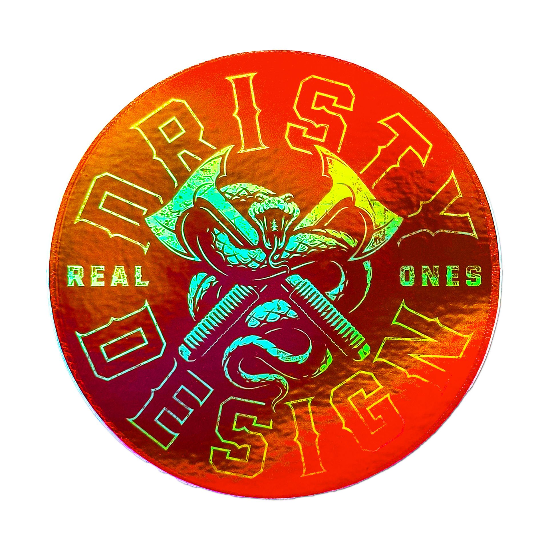 SNAKE-N-AXES STICKER