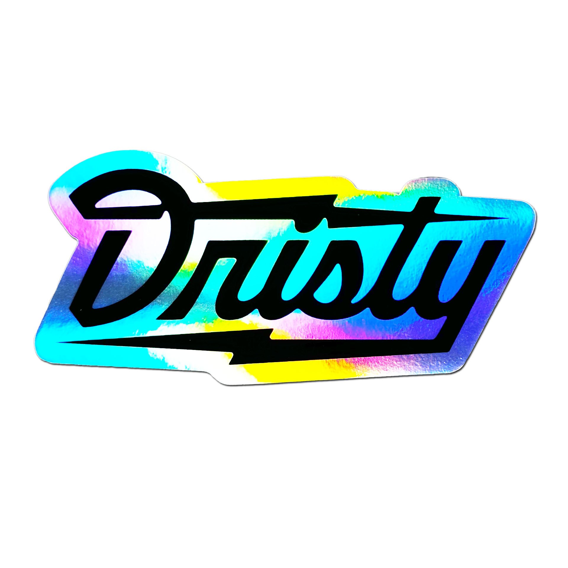 LARGE ELECTRIC SCRIPT STICKER