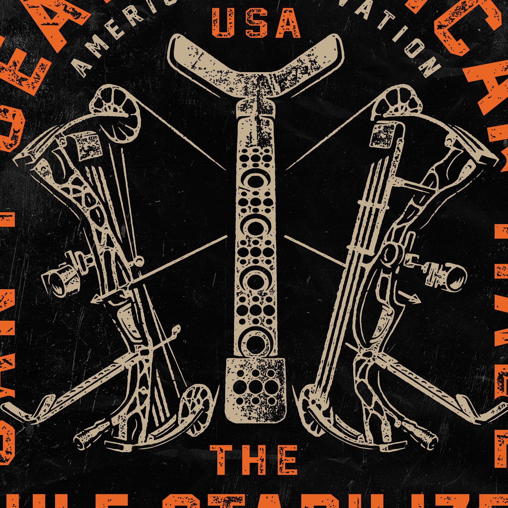 Close-up of Mule Stabilizer illustration with detailed bow drawings