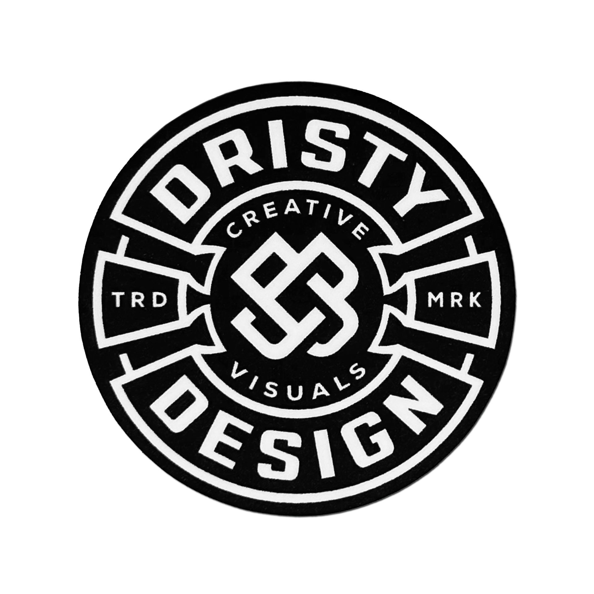 SMALL DOUBLE D STICKER