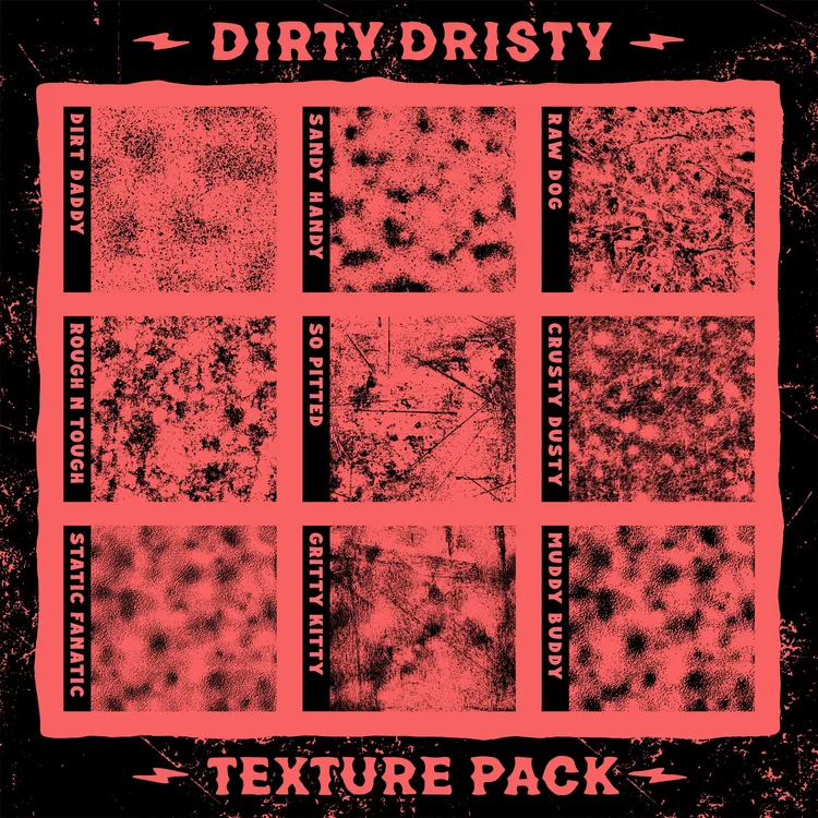 How We Use Texture in Brand and Apparel Design (Illustrator Workflow ...