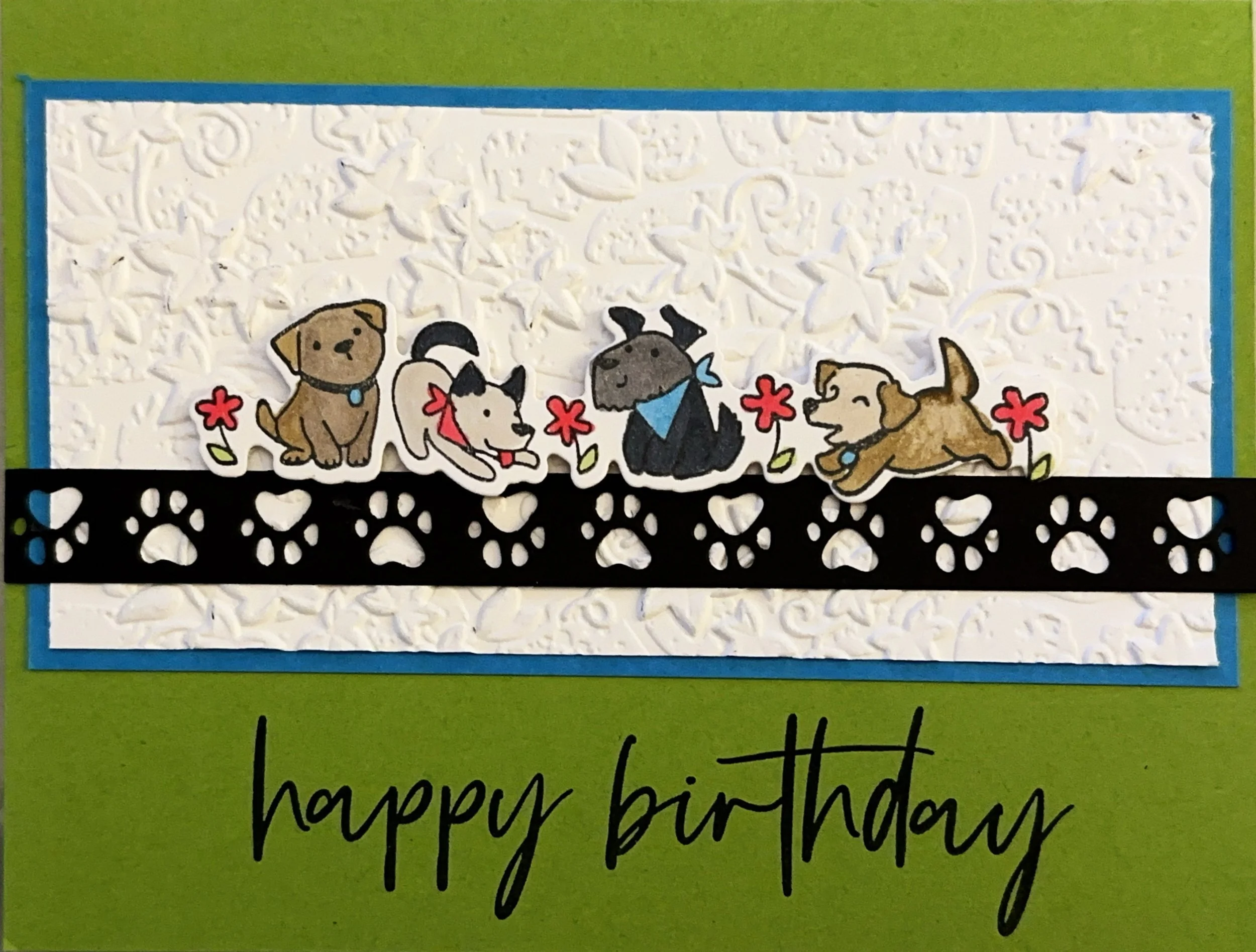 Paw-some Birthday Wishes Greeting Card