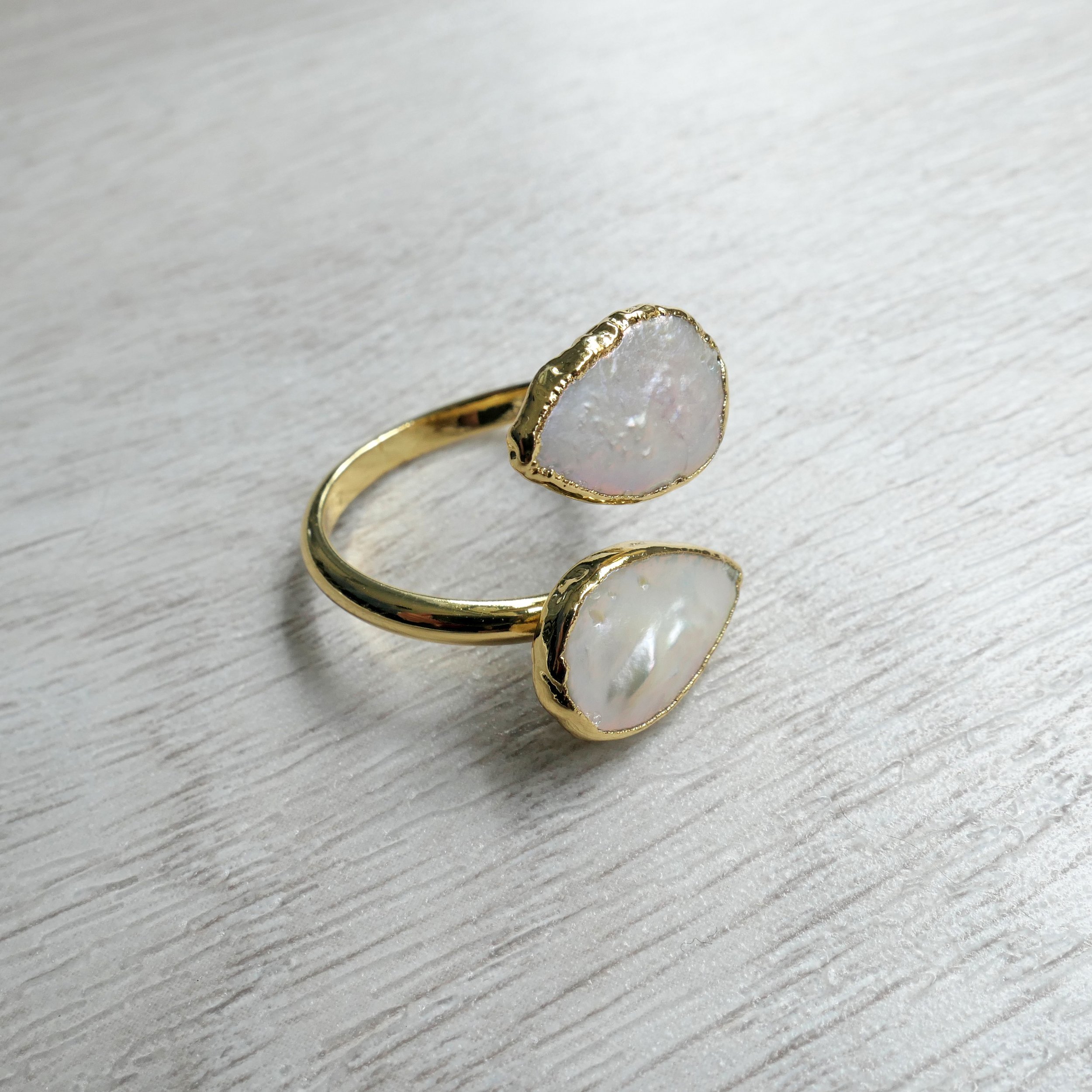 Golden+Cowrie+-+Pearl+Teardrop+Ring+5.jpg