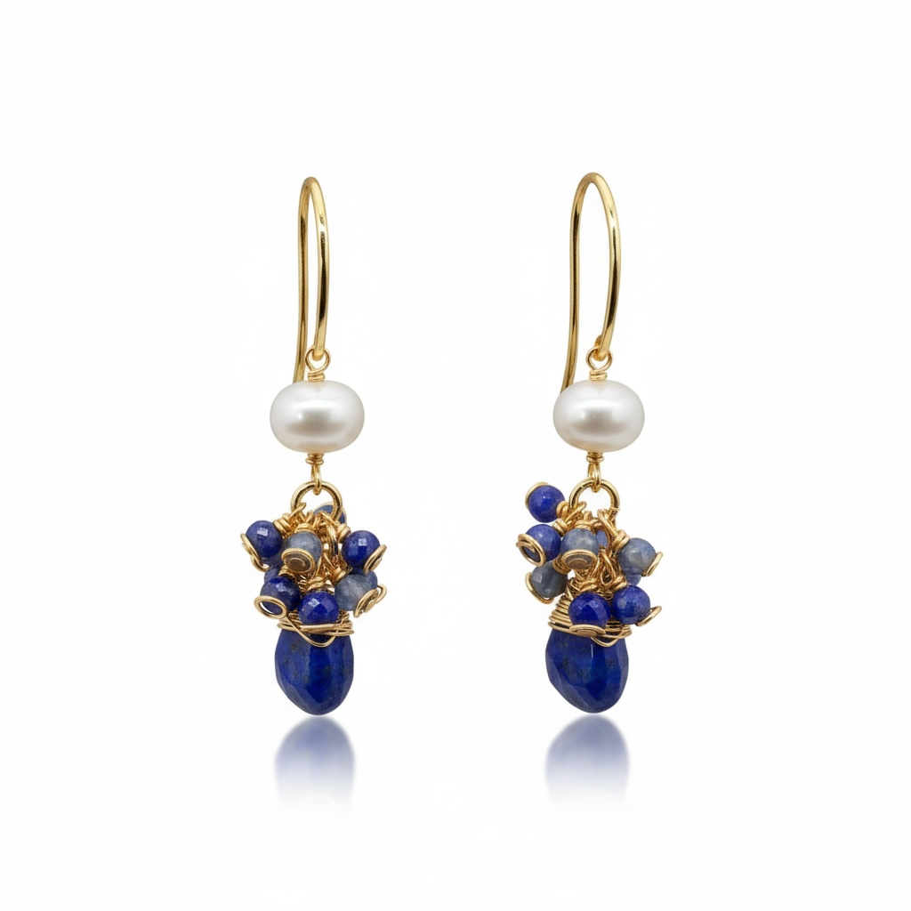 197. Lapis Lazuli Bella Earrings