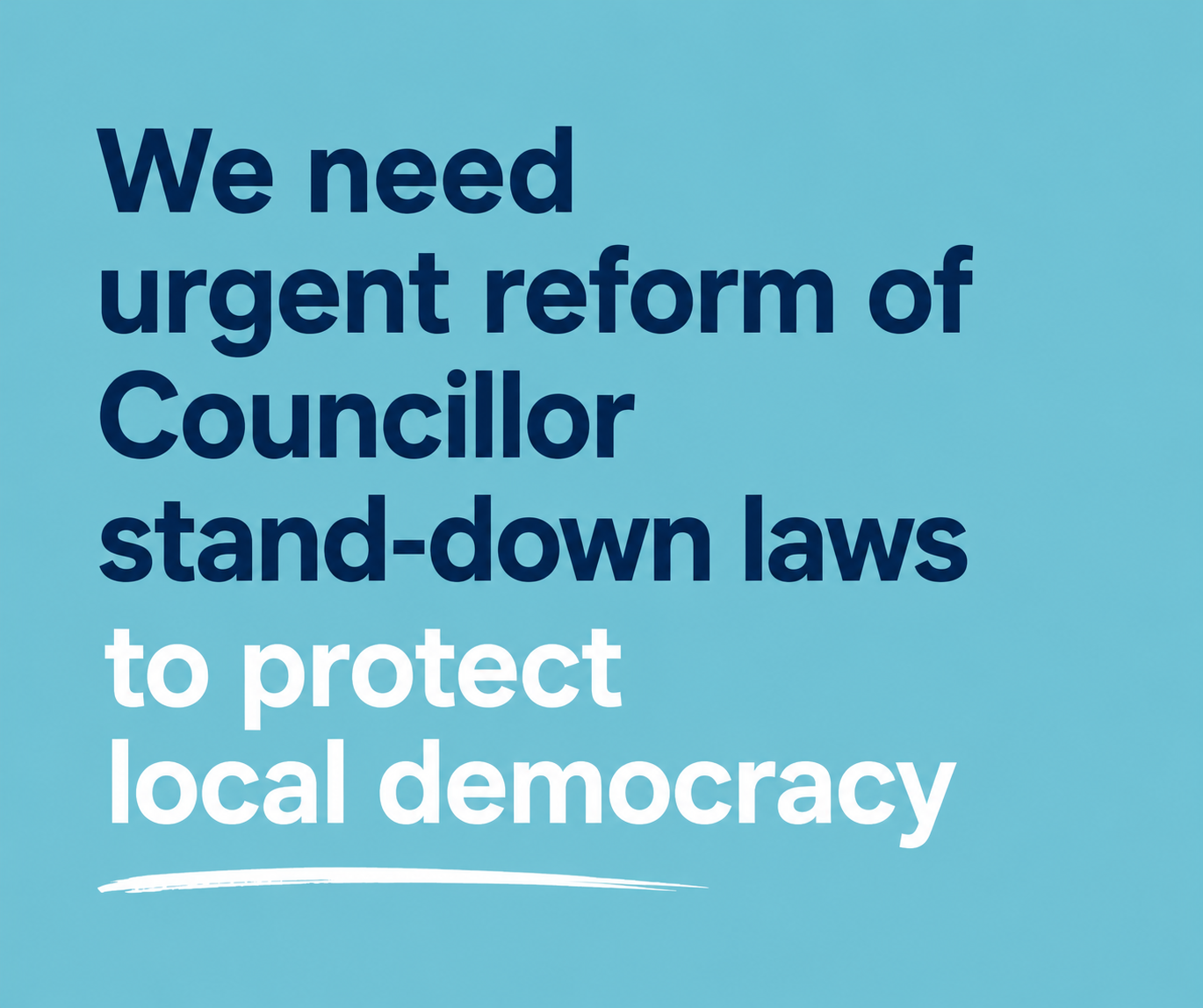 Media release: GBAC calls for urgent reform of Councillor stand-down laws to protect local democracy