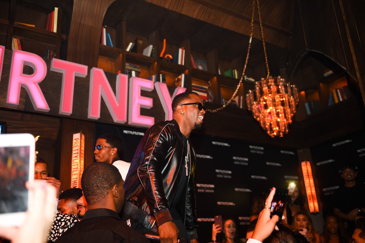 PrettyLittleThing PLT X Kourtney Kardashian Collection Celebrity Launch Party P Diddy performing 4.jpg