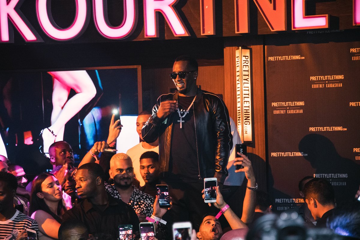PrettyLittleThing PLT X Kourtney Kardashian Collection Celebrity Launch Party P Diddy performs.jpg