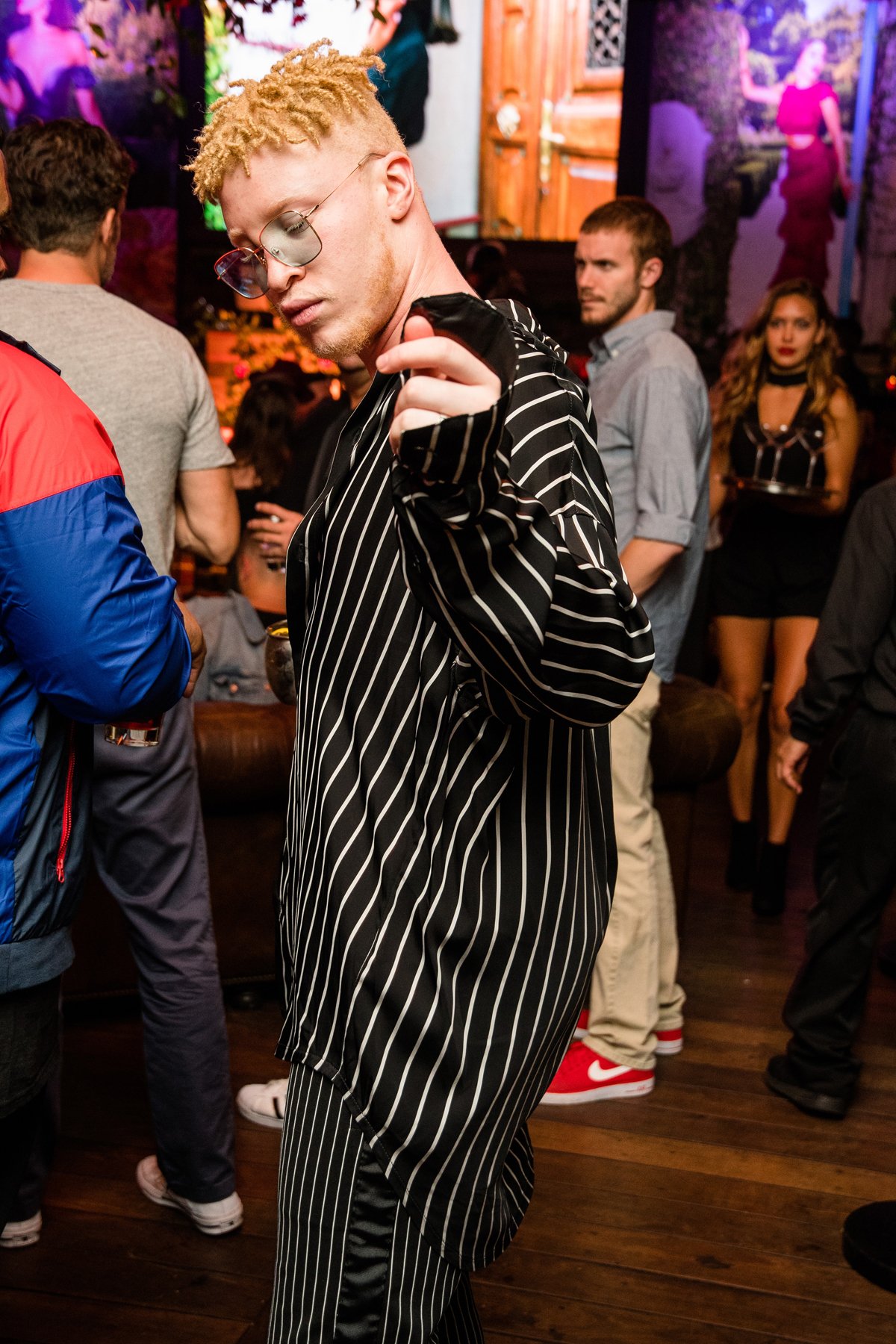 PrettyLittleThing PLT X Olivia Culpo Collection  Celebrity Launch Party Shaun Ross dancing.jpg