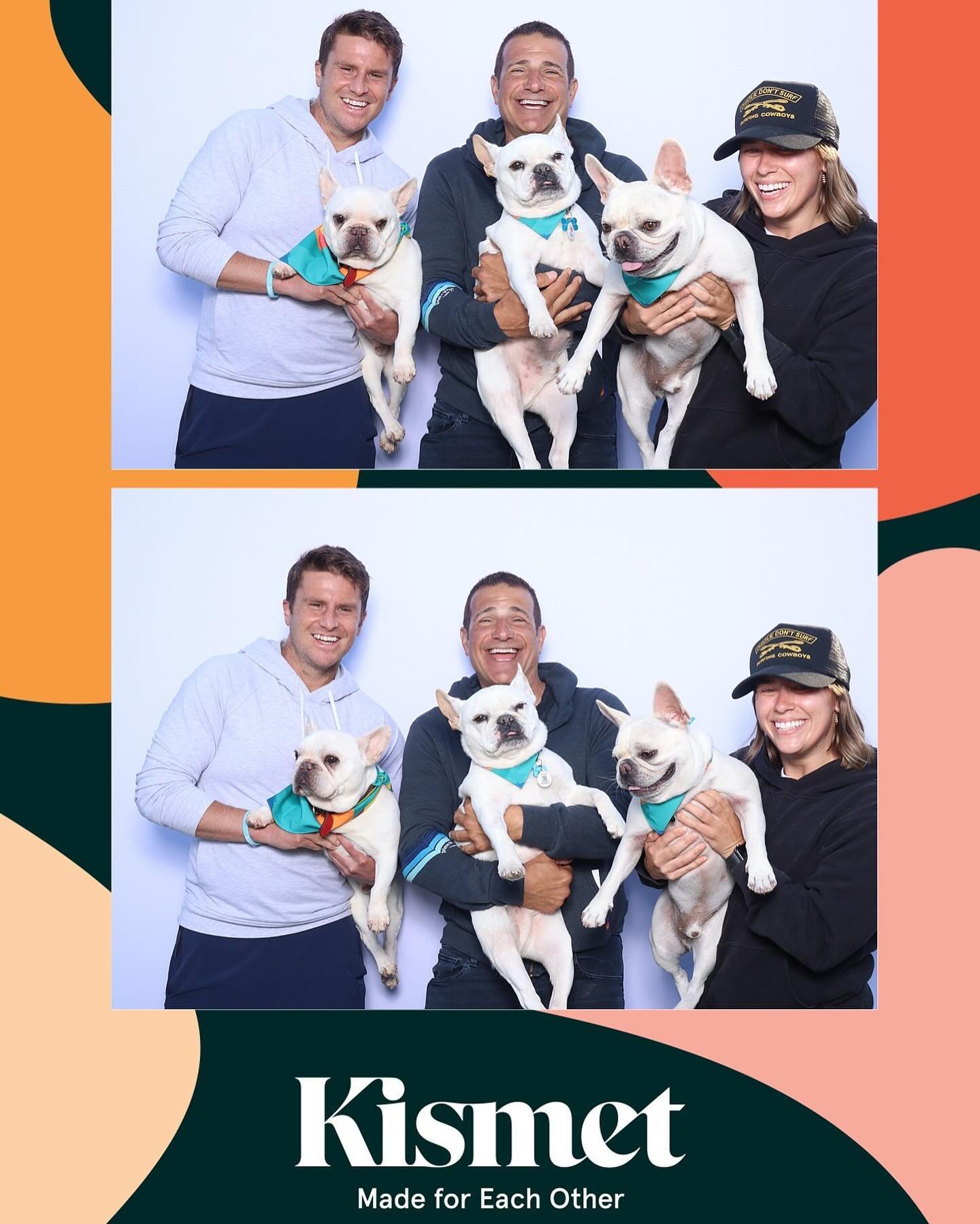 Which is your favorite furry photobooth companion from the @kismet x @dogppl event last week in Santa Monica? We are still smiling over here and in eager anticipation of next month&rsquo;s meetup!

#thewotp #wifeoftheparty #dogppl #kismet #johnlegend