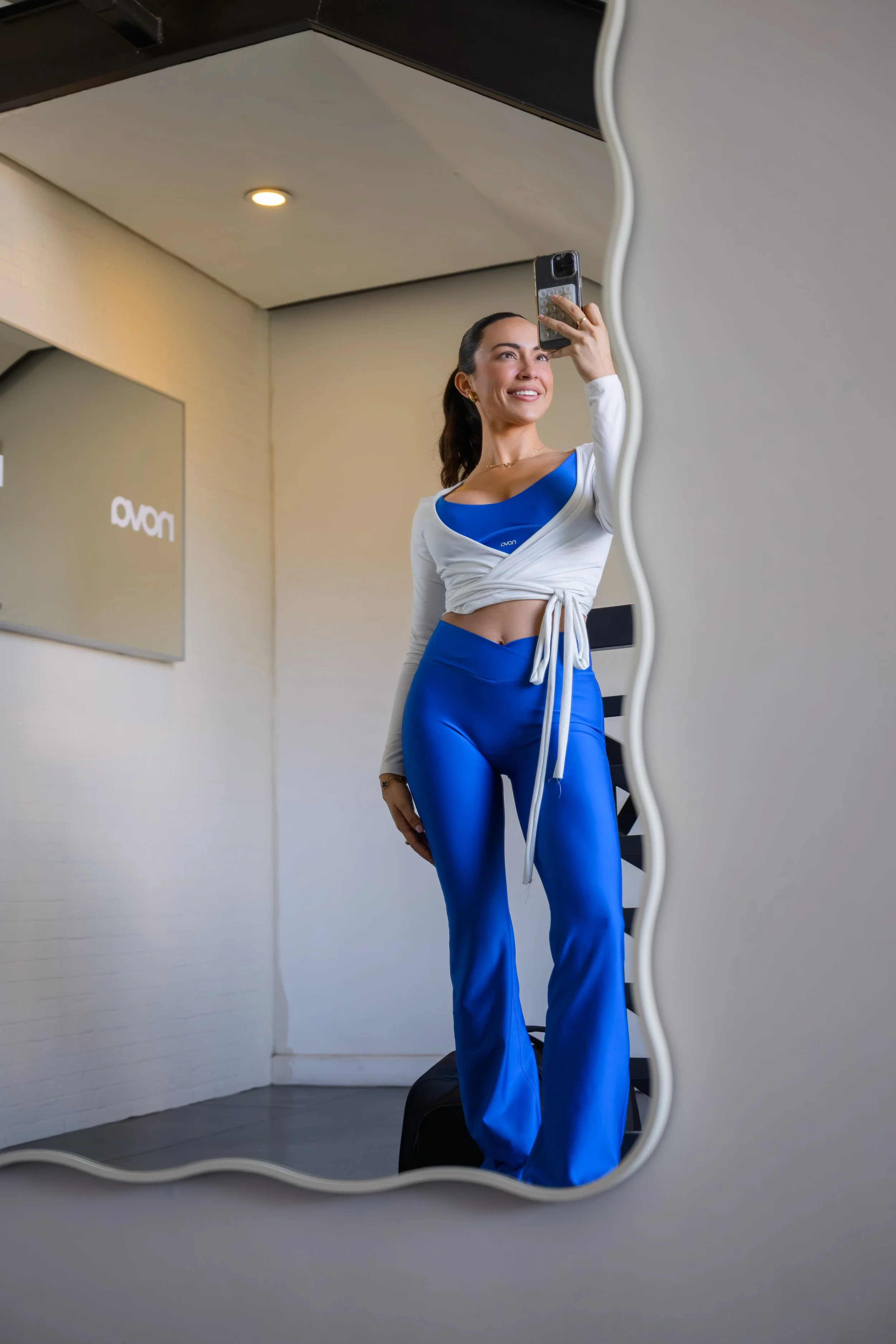 Private Pilates class experience for influencers wearing Nova Fitness activewear during Fashion Nova fitness event produced by Wife of the Party