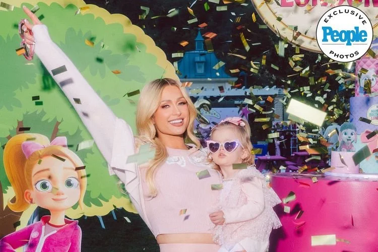People magazine, Paris & Pups, Paris Hilton, London's 2nd Birthday, children's party, Beverly Hills,Paris Hilton's new home, Paris Hilton kids party, Loriann Serna, The Wife of the Party, Wife of the Party, Carter Reum, Paris and her husband
