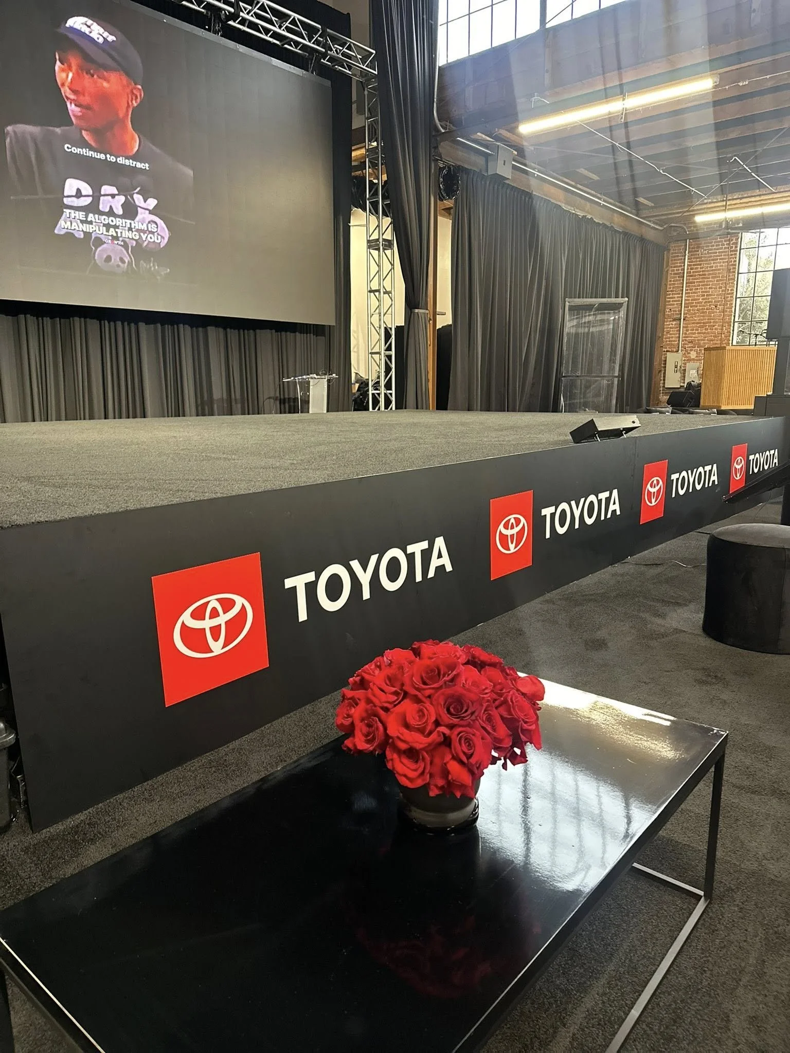 Stage cladding for Toyota for BET Waymaker by Wife Of The Party, The Wife Of The Party