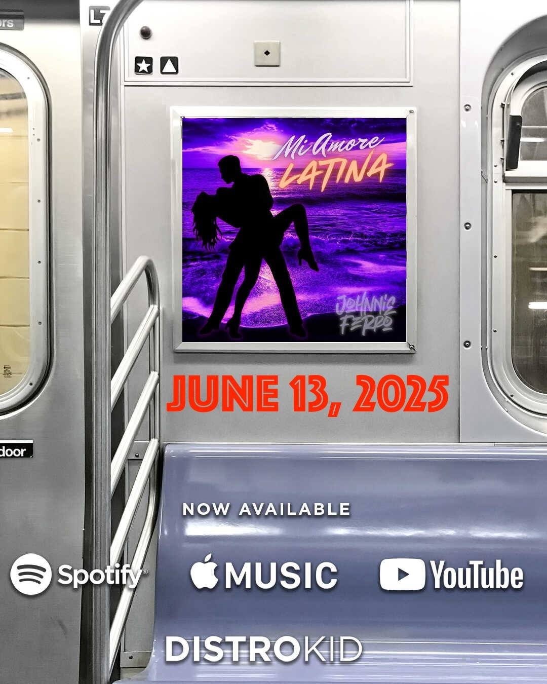 My latest track, Mi Amore Latina, comes out in 1 week!

I've created a page where you can access the track on any of your preferred platforms.  Click the link below to be magically whisked away, and please be sure you're suscribed to me on your platf