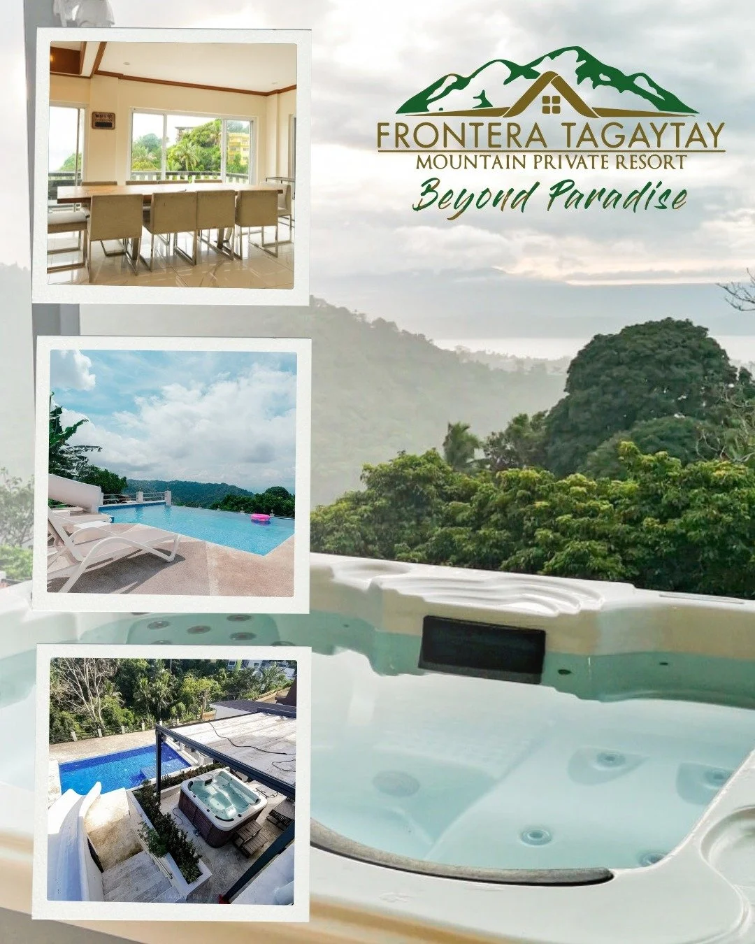 Paradise found at Supreme Villas. 🌄🛀
Book your getaway today!
🌐 www.fronteratagaytay.com
📞 0945 775 5460
📍 No. 1 Frontera Drive, Calamba Rd. Brgy. San Jose, Tagaytay City
#SupremeVillas #LuxuryStay #DreamVacation #VillaLife #TravelInStyle