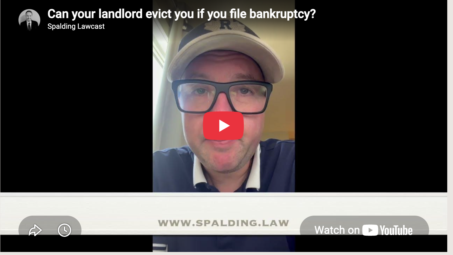 Can your landlord evict you if you file for bankruptcy?