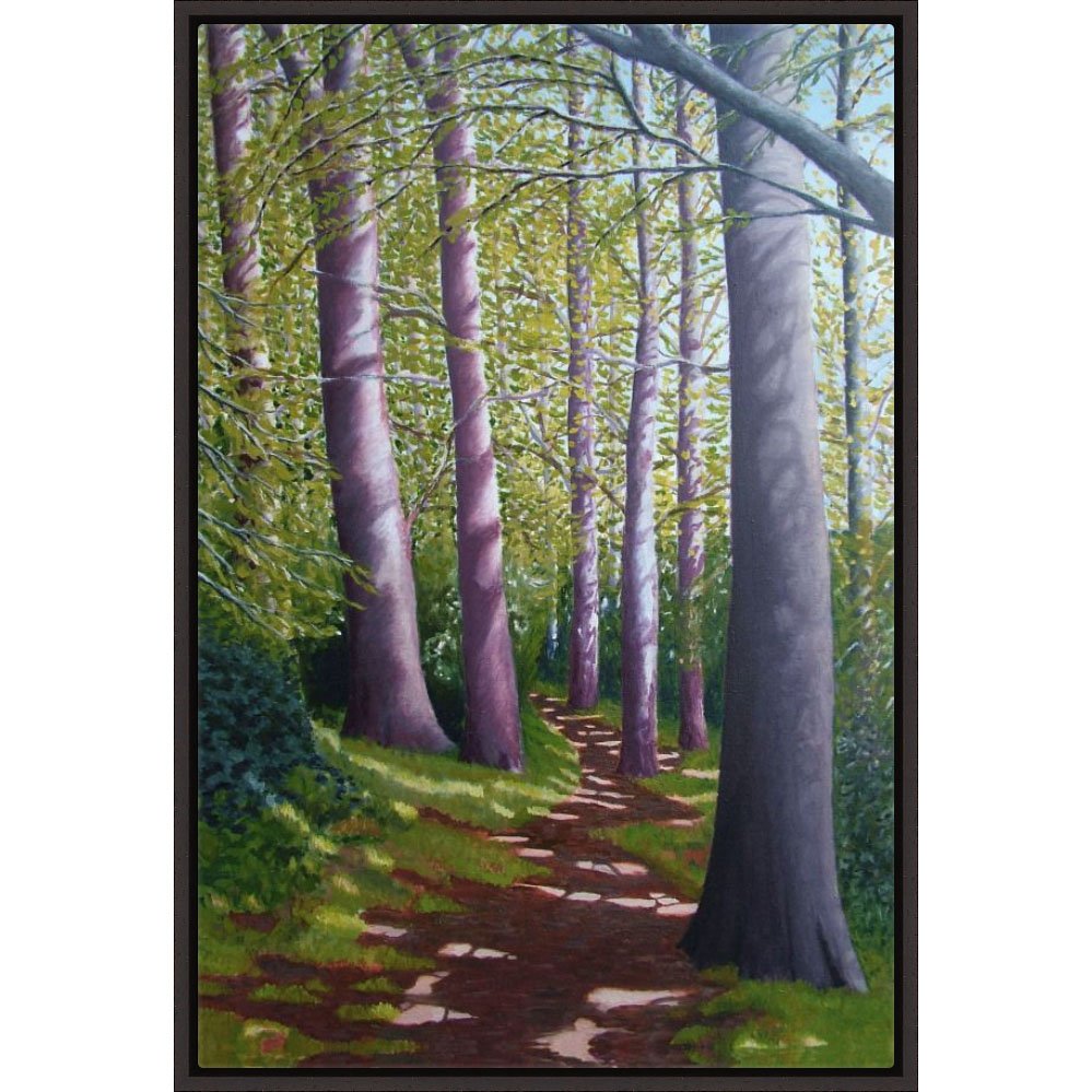 Allington Path Wenge stain framed canvas print 400 x 600mm square.jpg