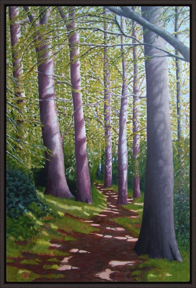 Allington Path Wenge stain framed canvas print 400 x 600mm.jpg