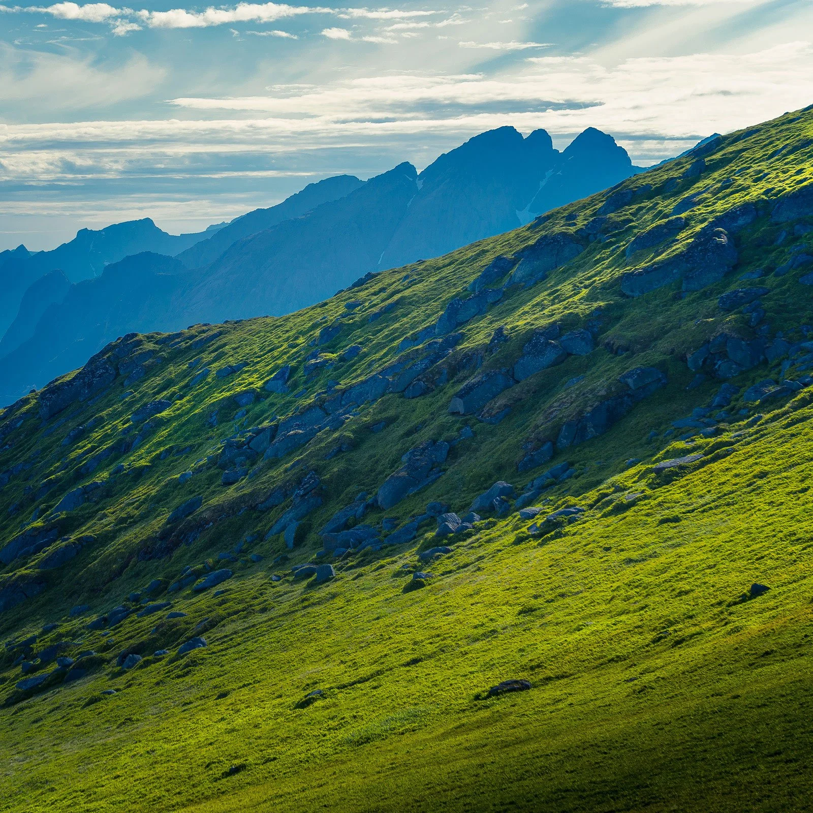 Up in the mountain -Lofoten, Norway