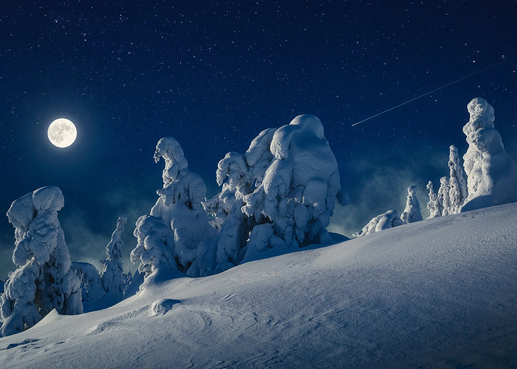 A cold winter night -Finland
