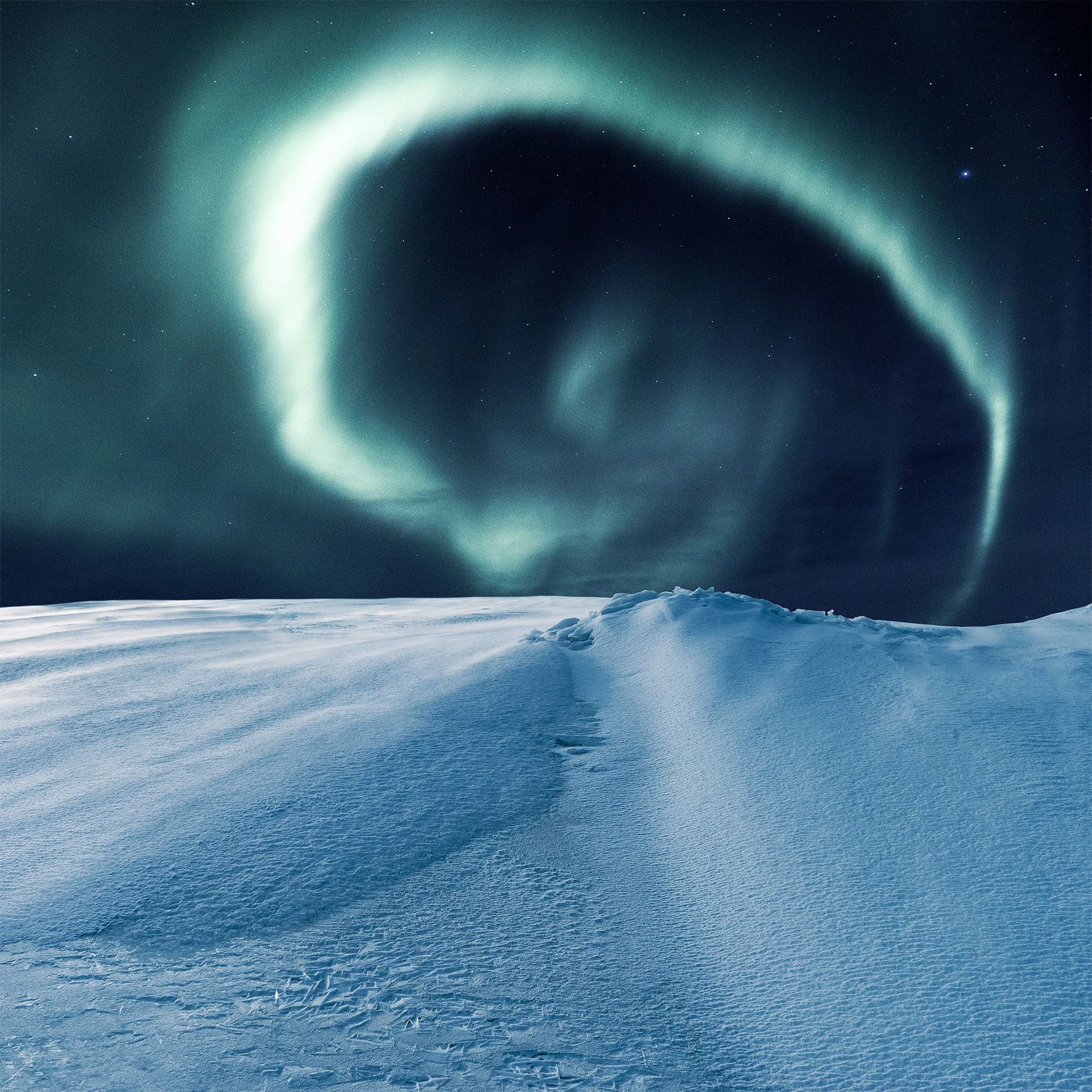 Northern lights on ice 1 -Finland