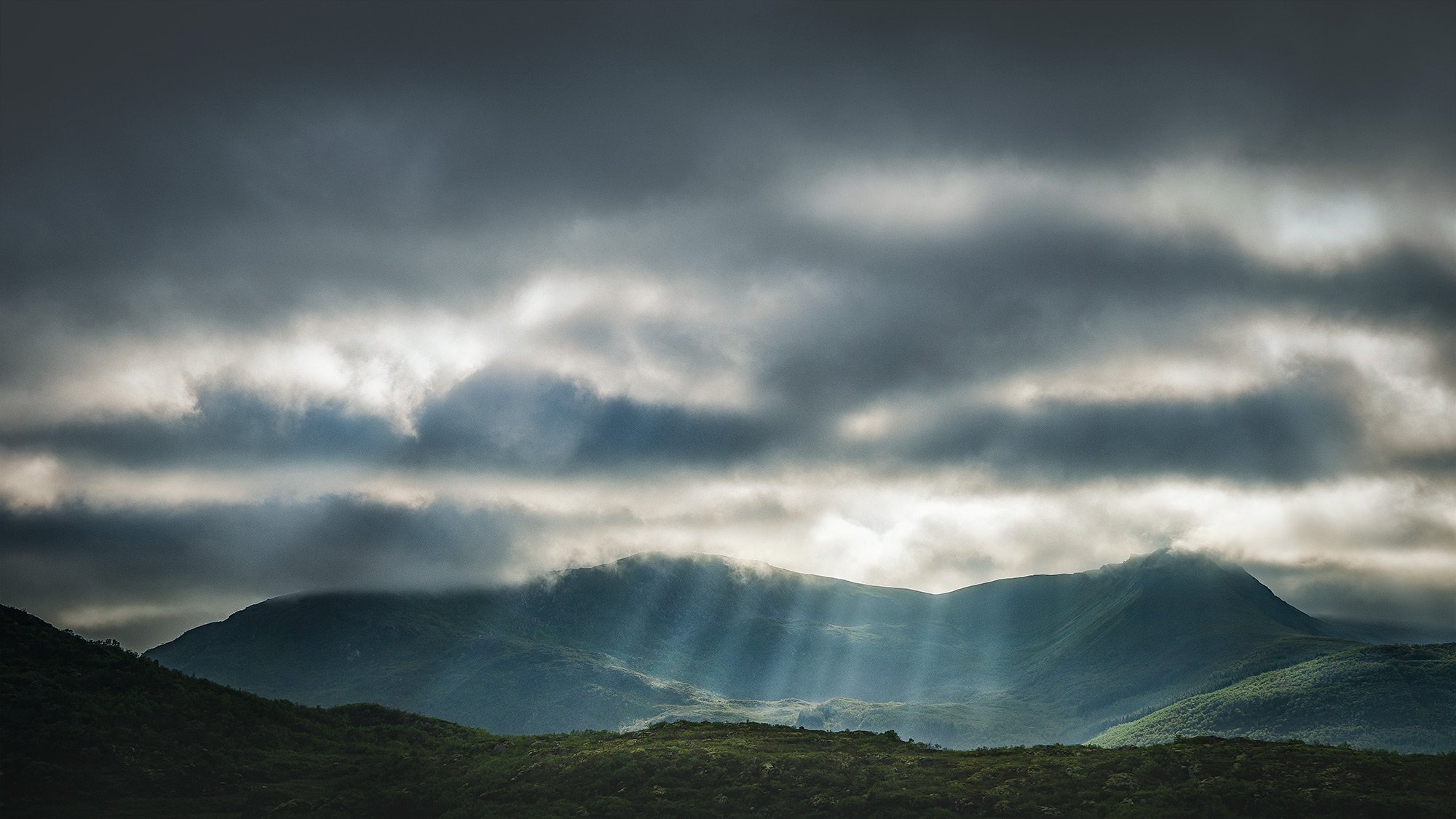 Rays of light -Norway