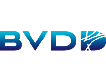 Blaues Logo des BVD.