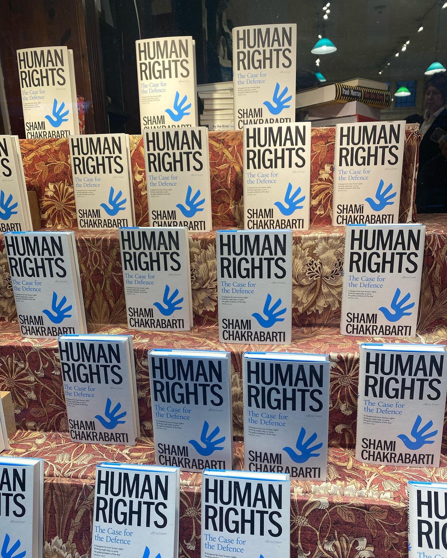 I always get excited on democracy days, but it was extra special to end today celebrating Shami Chakrabarti&rsquo;s razor-sharp &amp; super timely defence of Human Rights this evening. Hurrah (&amp; thanks to the wonderful Daunt Books for keeping my 