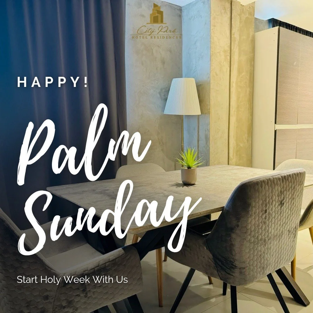 🌿𝐏𝐚𝐥𝐦 𝐒𝐮𝐧𝐝𝐚𝐲🌿

Start the Holy Week with peace, reflection, and gratitude. 🙏✨

#PalmSunday #BGCStay #CityParkHotel #TaguigStaycation #NearBGC #AffordableHotel 

📍 B86 L21 Bayani Road, Brgy. Western Bicutan, Taguig
📞 0917-505-2232 | 📧 c